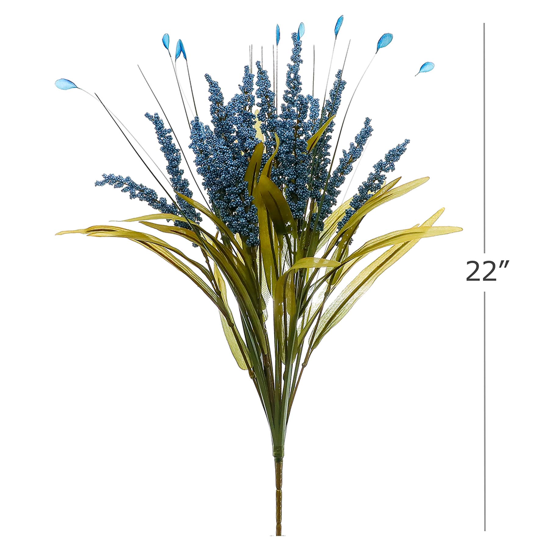 Blue Berry Bush, 22"