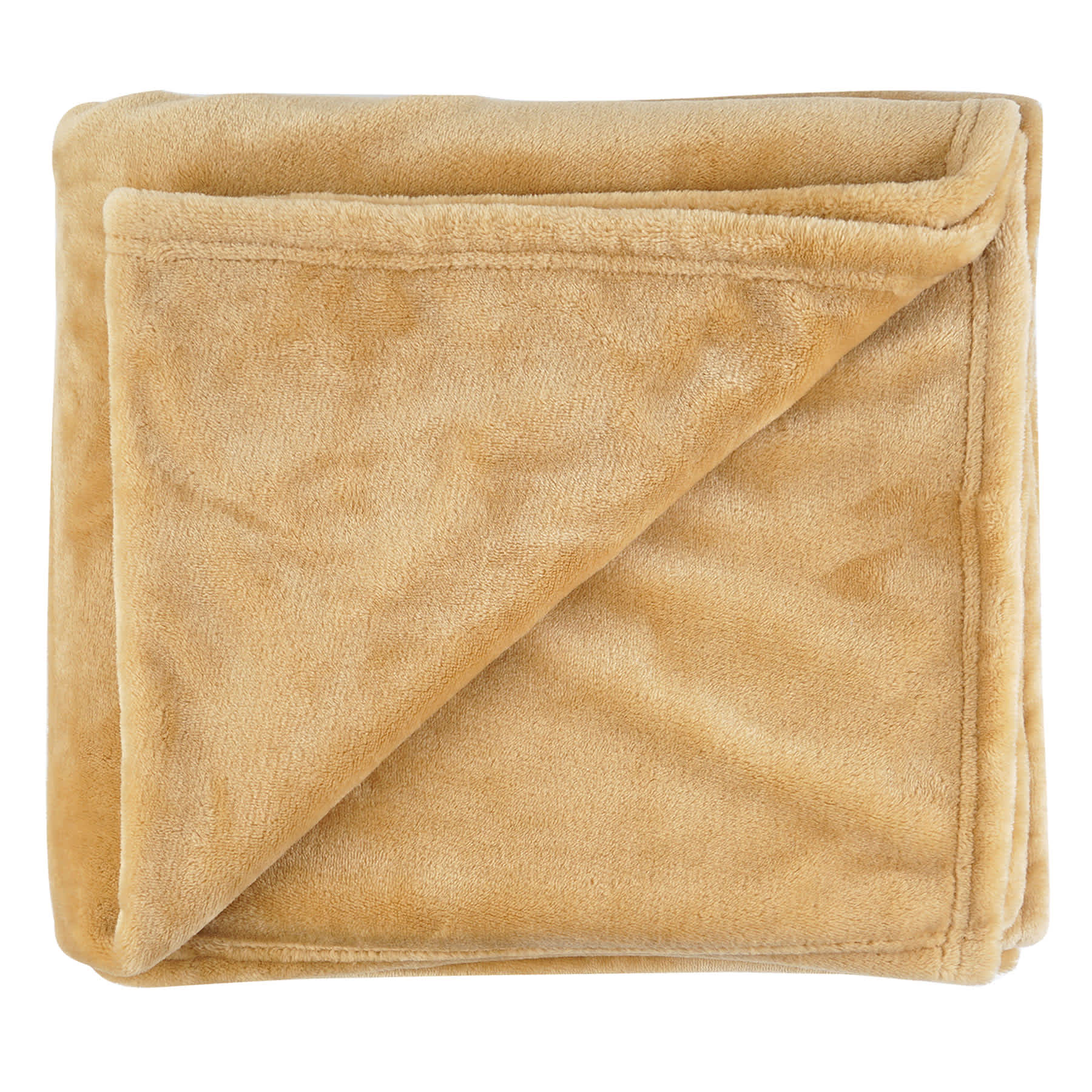 Honeybloom Brown Micro Plush Throw Blanket & Eye Mask Sleeper Set, 50x60