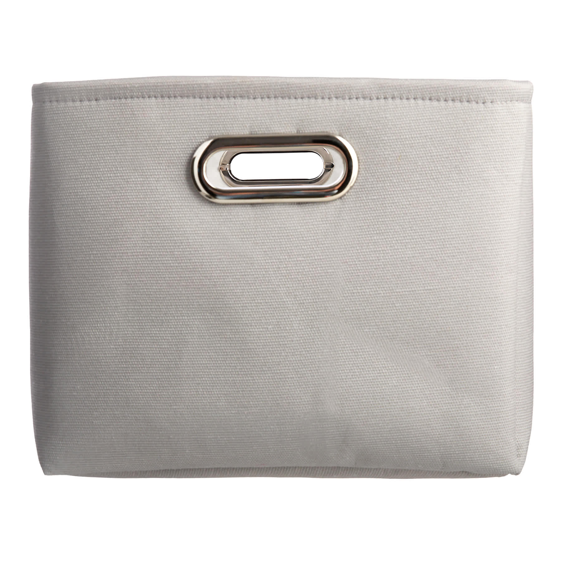 Light Grey Rectangle Fabric Storage Basket, 16.1x11
