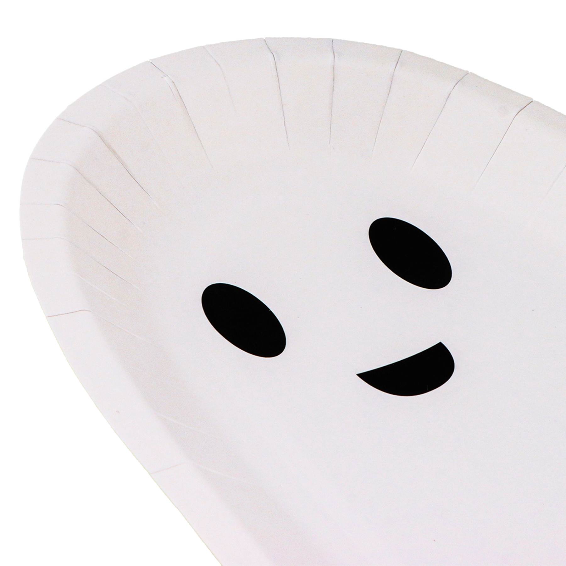 8-Count Ghost Paper Plates, 8"