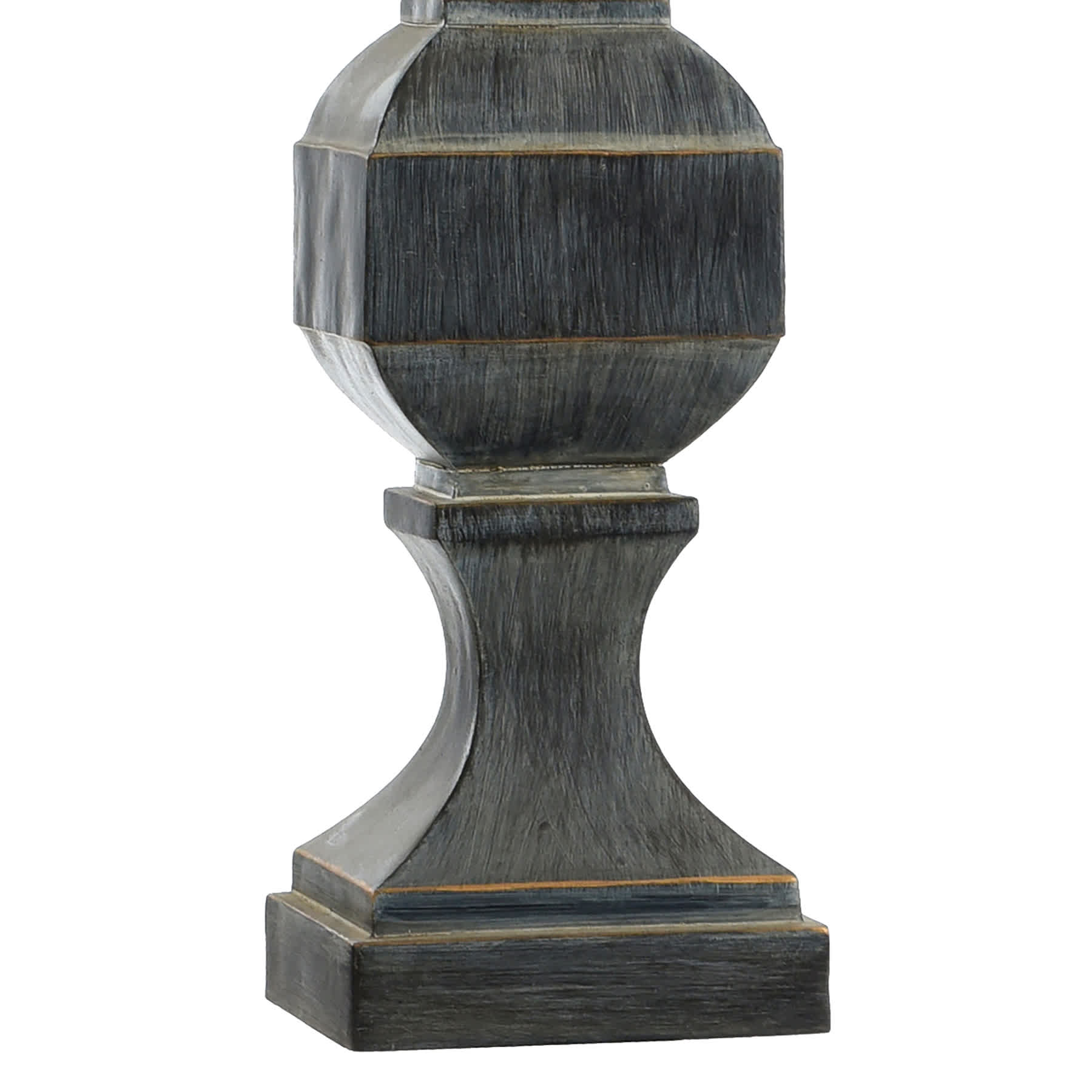 Blue Pillar Medium Table Lamp Base, 22"