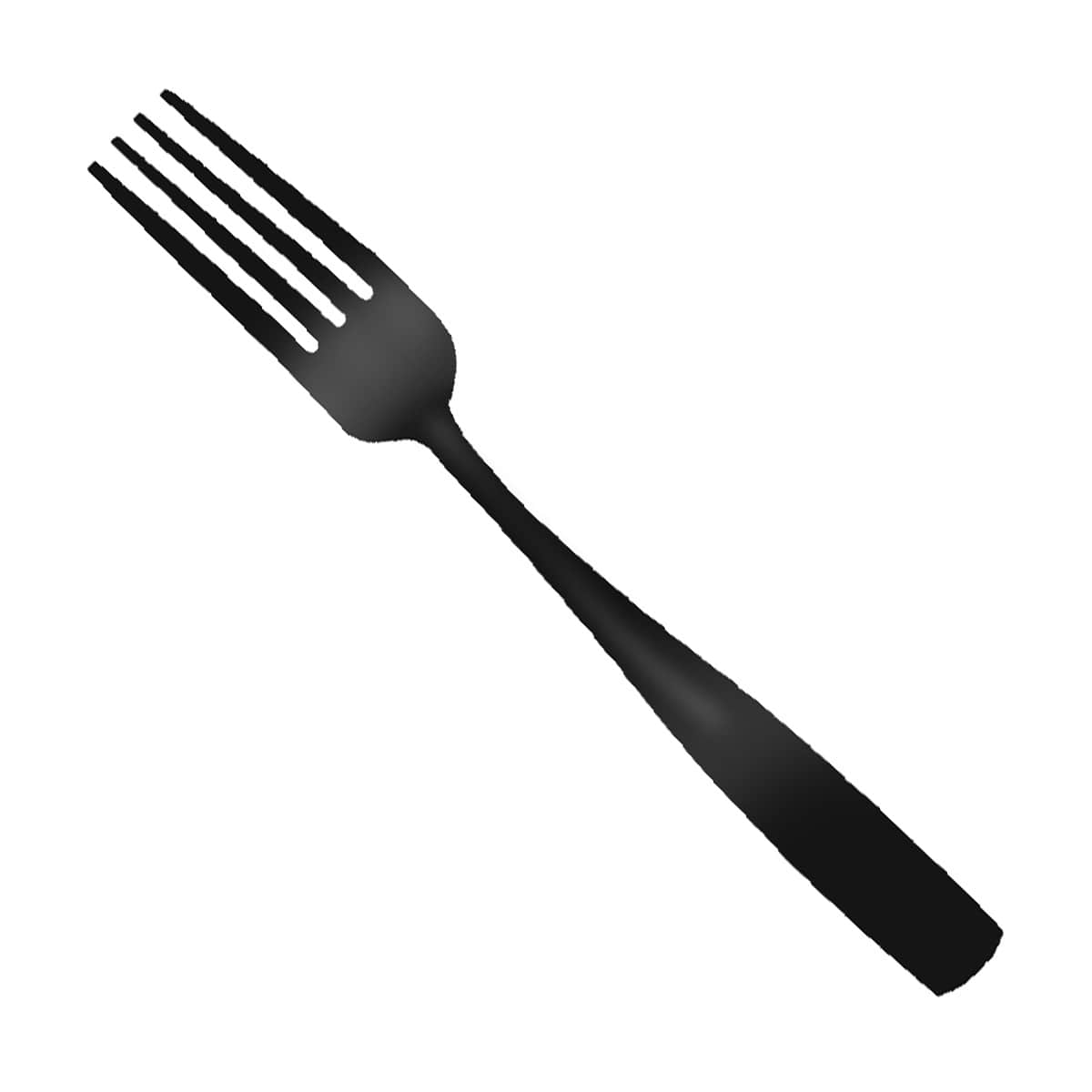 20-Piece Percy Flatware Set, Satin Black
