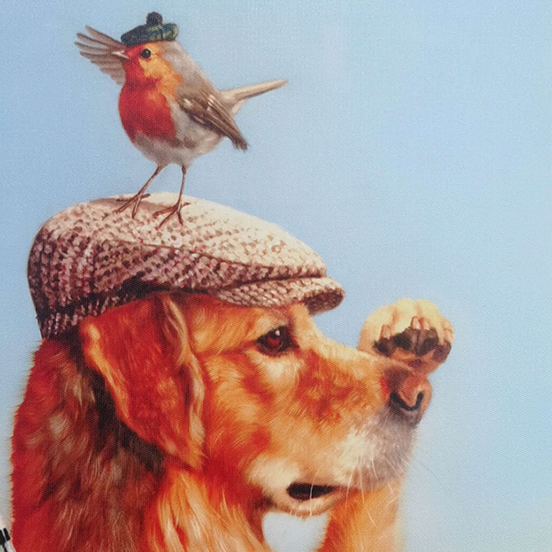 12X16 Golf Dog Canvas Wall Art