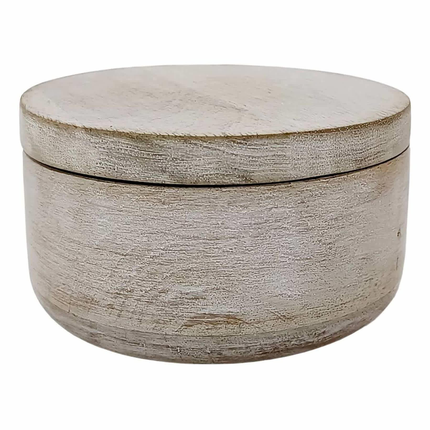 White Wood Salt & Pepper Cellar