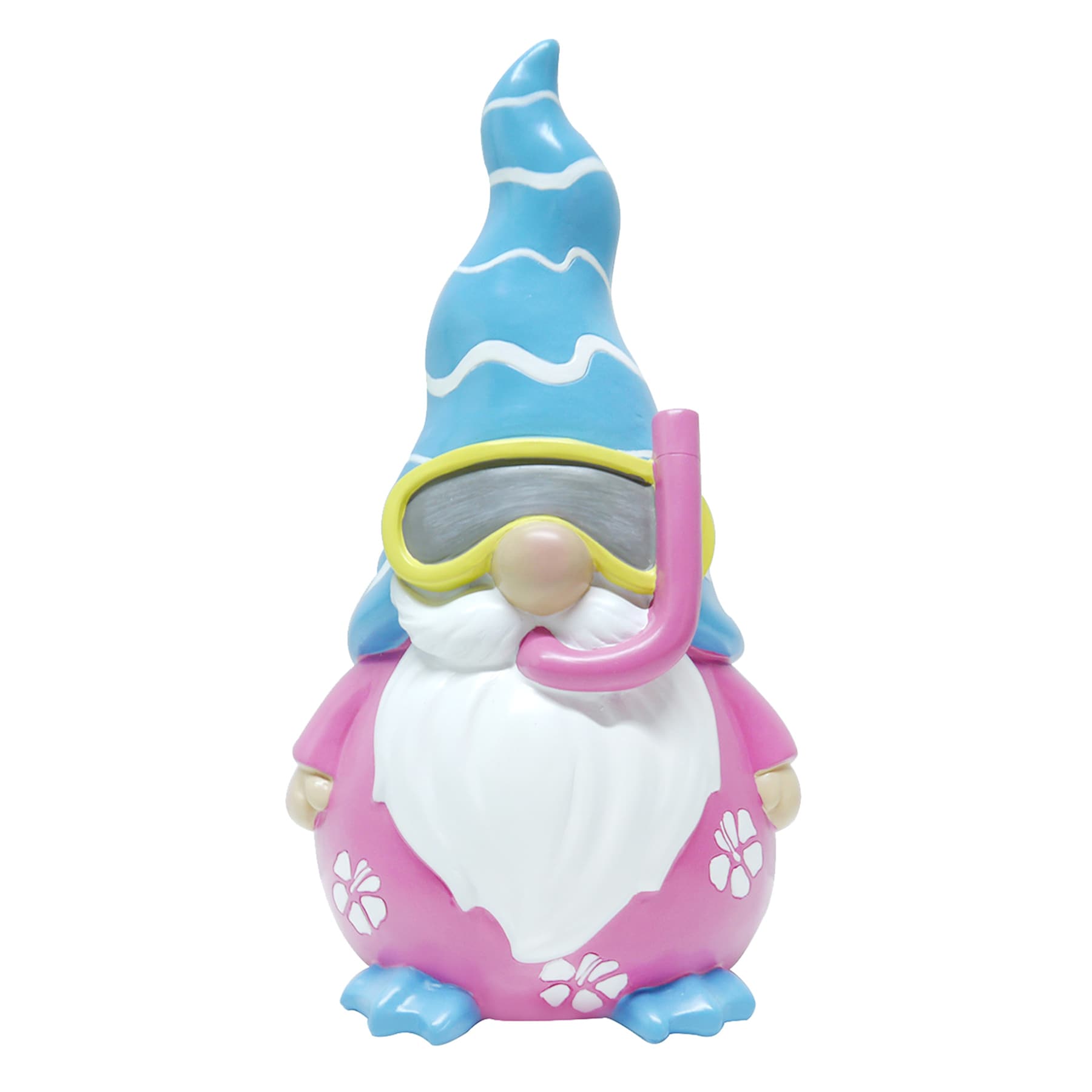 Sunny Club Scuba Gnome Outdoor Garden Statue, 13.5"