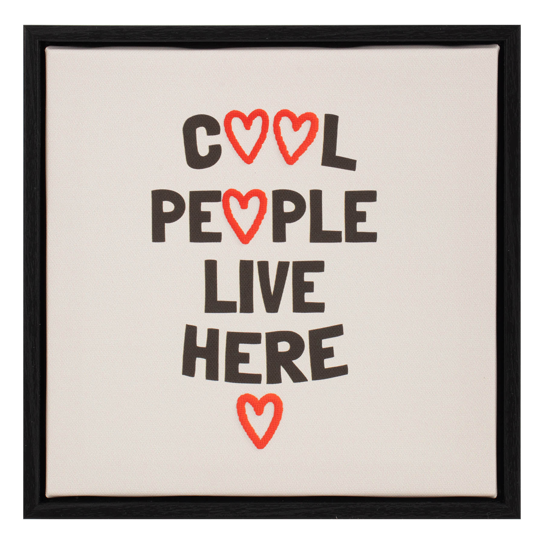Cool People Framed Art, 8x8