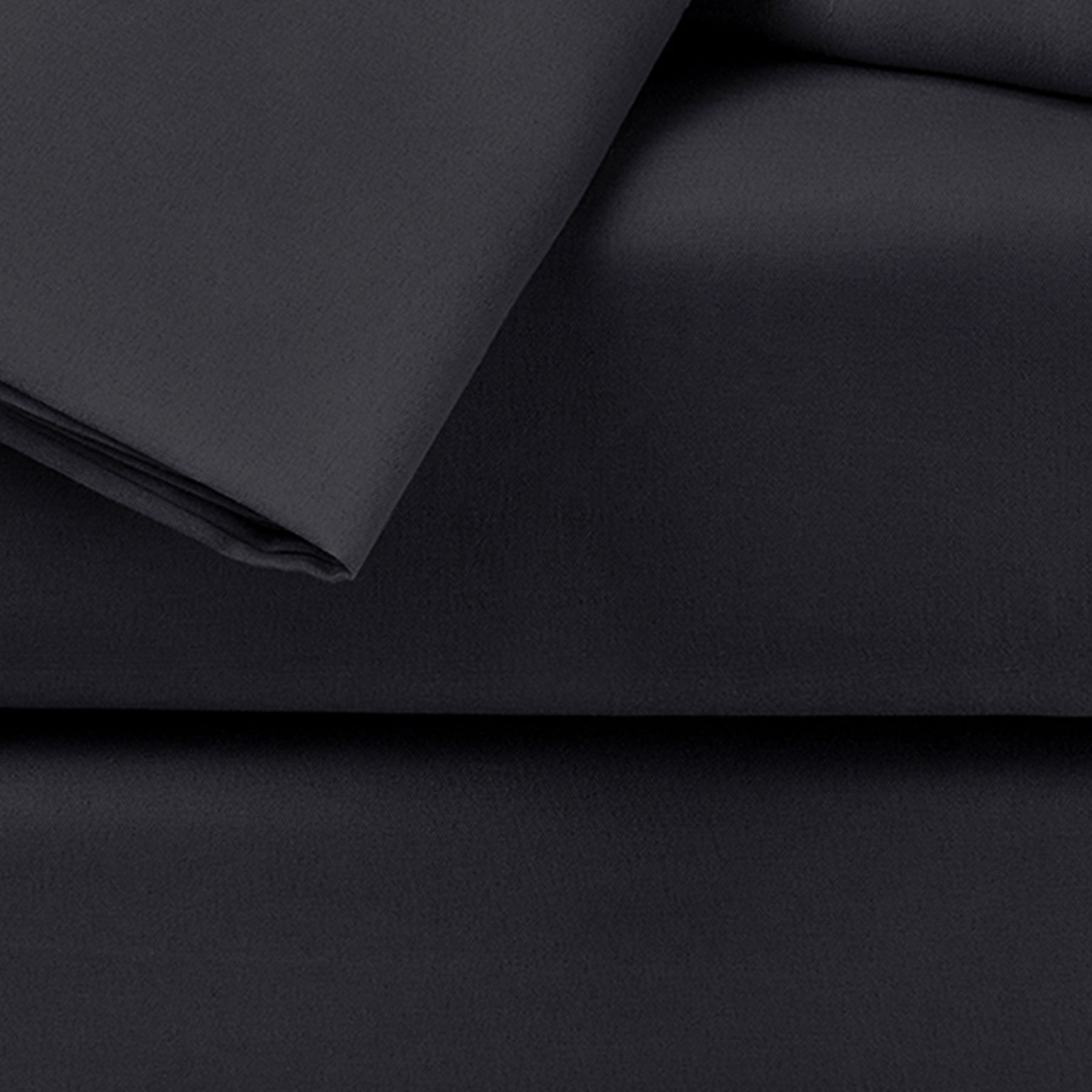 3-Piece Black Cooling Microfiber Sheet Set, Twin/Twin XL