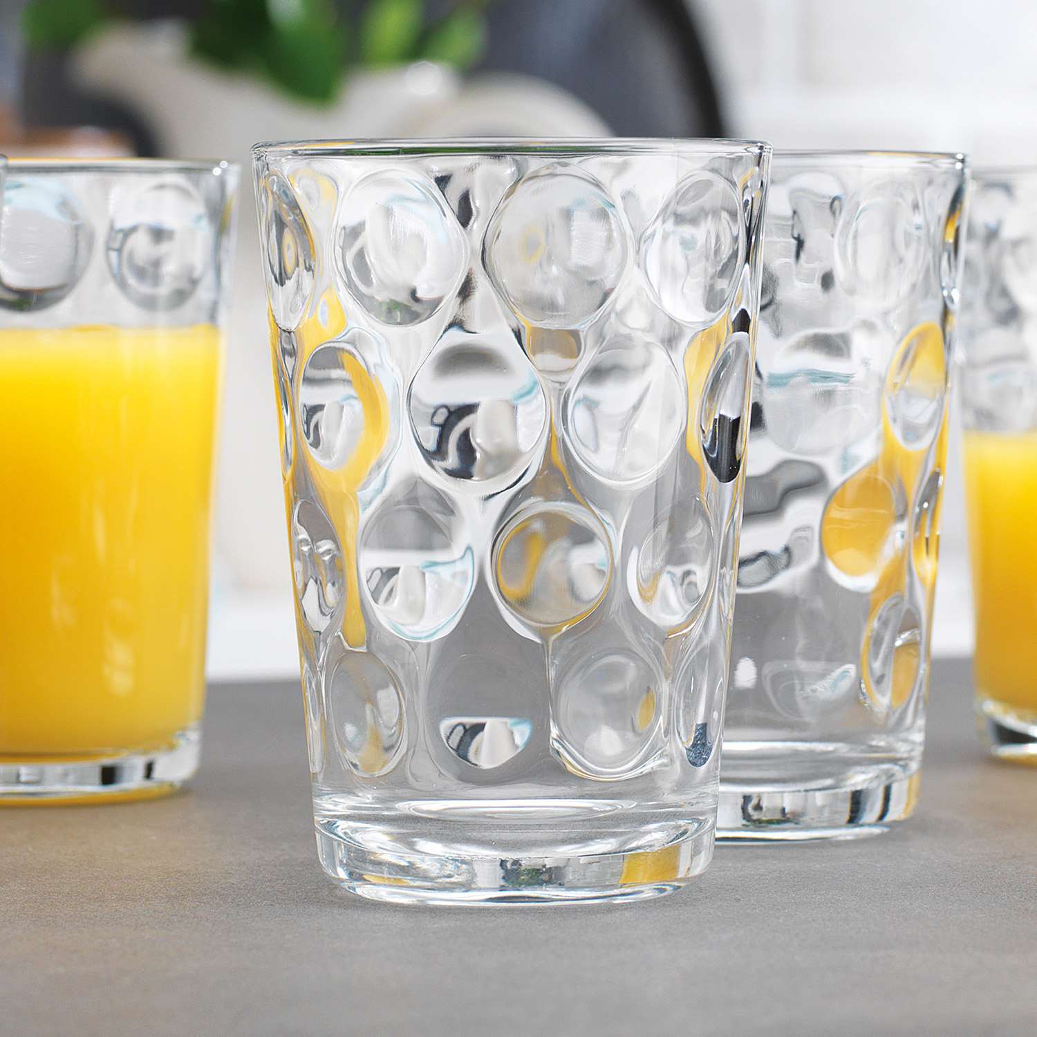 Set of 4 Eclipse Juice Glasses, 7oz