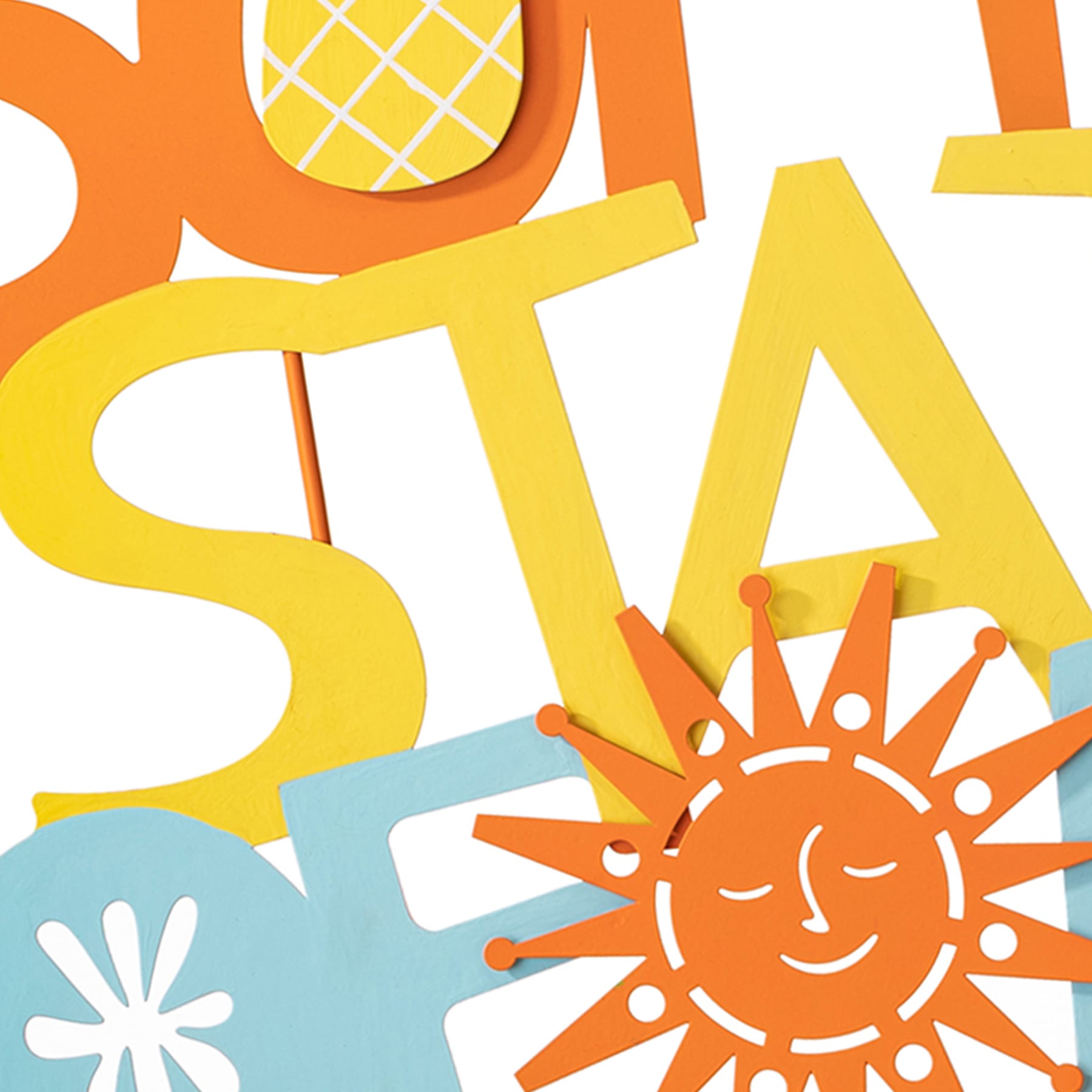 Sunny Club Summer State of Mind Metal Yard Pick, 24"