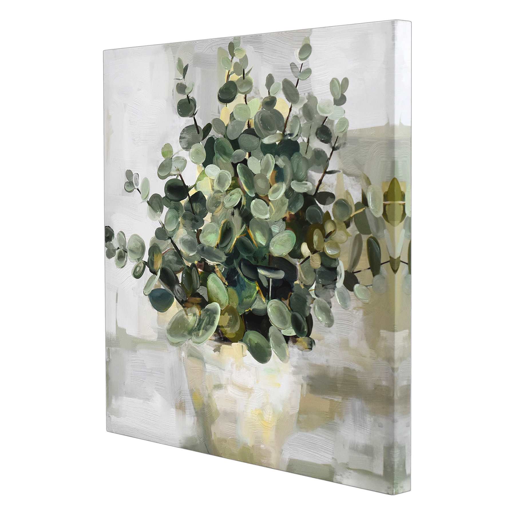 Green Plant Canvas Wall Art, 24"