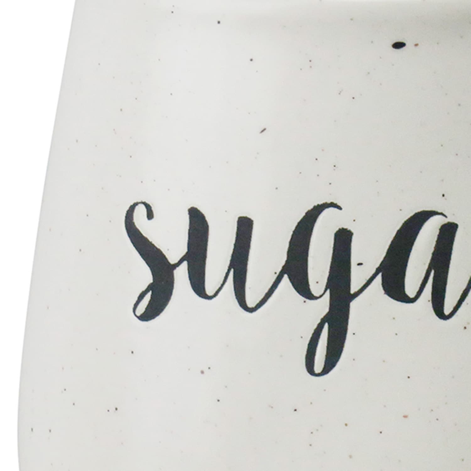 Honeybloom Farmhouse Speckled Stoneware Sugar Jar