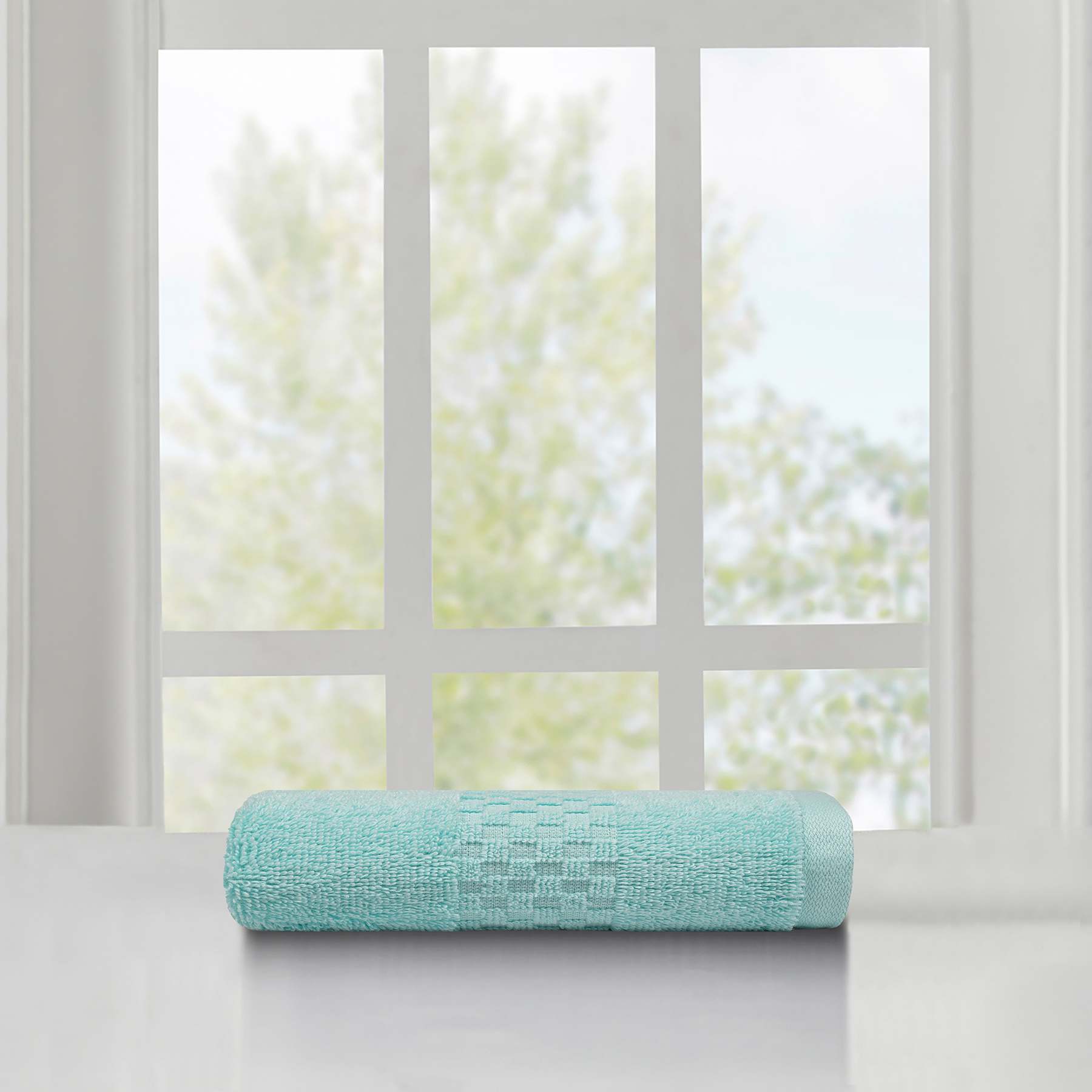 Tiny Dreamers Angel Blue Cotton Hand Towel, 16x28
