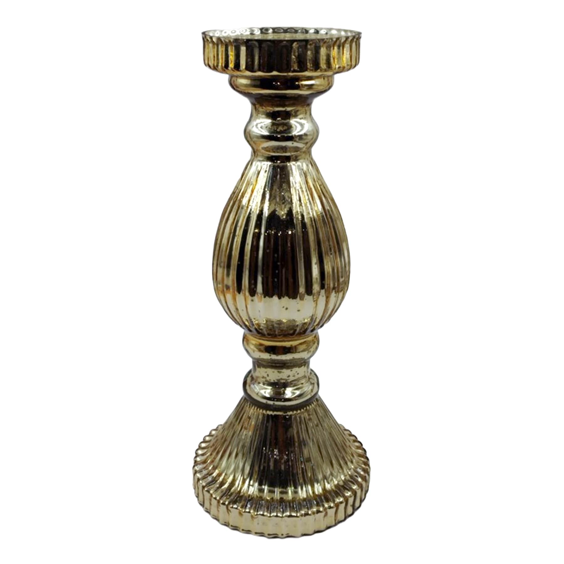 Providence Mercury Glass Candle Holder, 15"