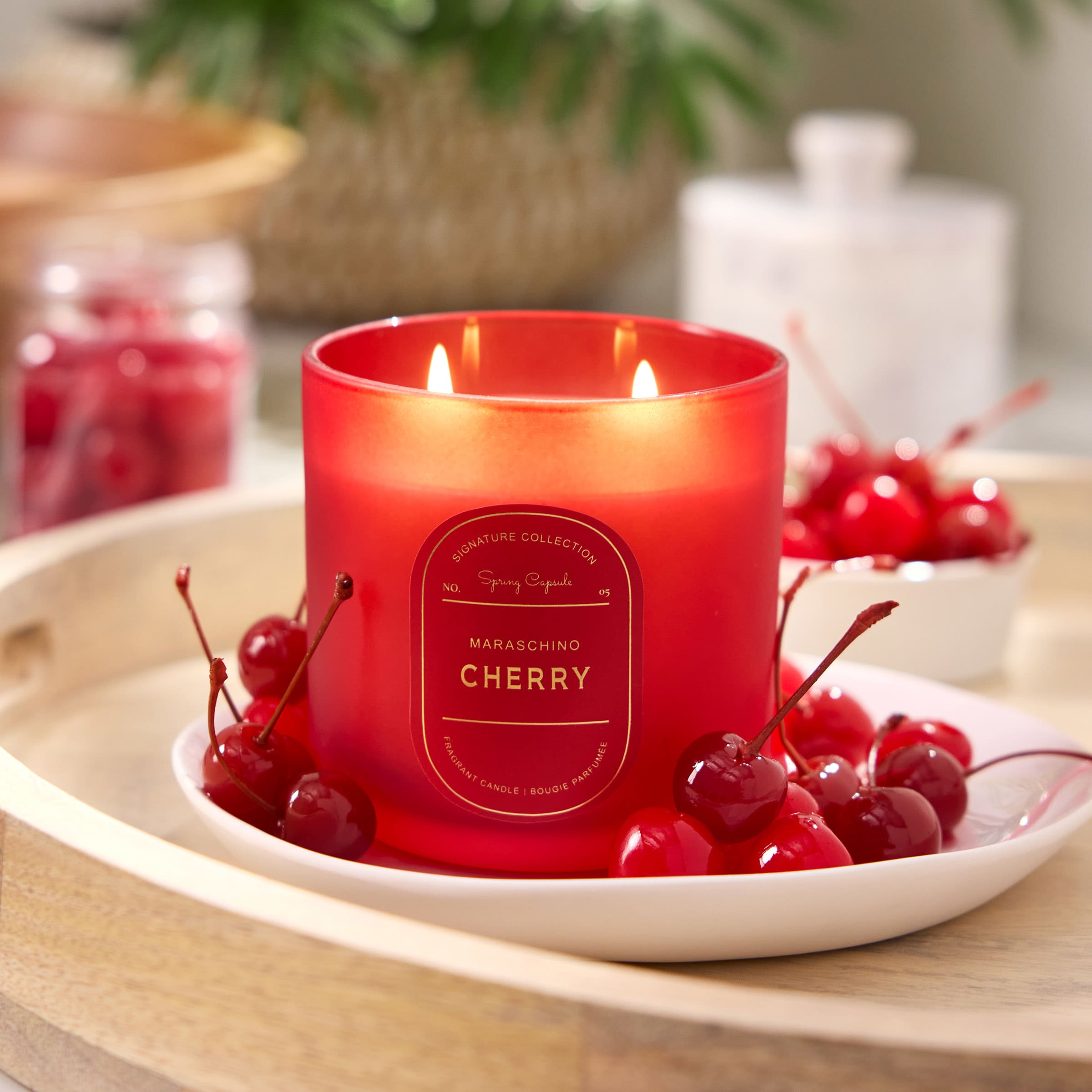 Maraschino Cherry Scented Jar Candle, 12.5oz