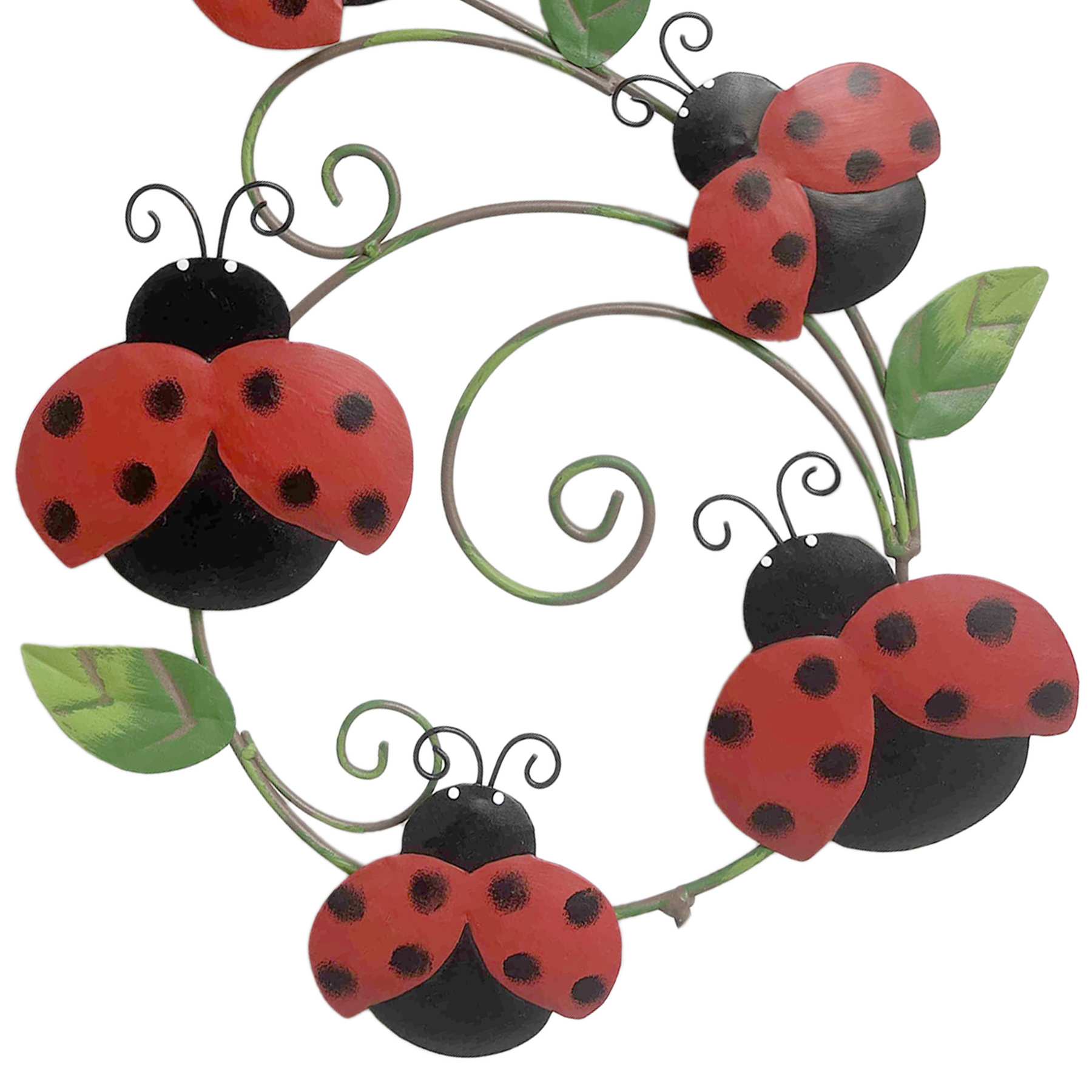 Ladybug Hanging Outdoor Wall Decor, 13"