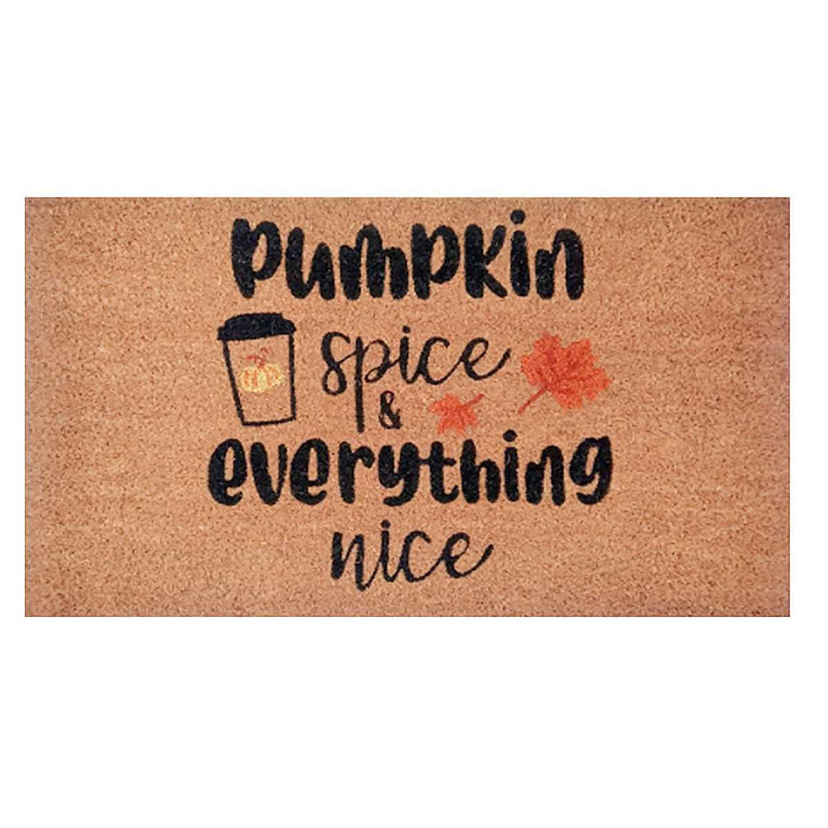 Pumpkin Spice Coir Mat, 18x30