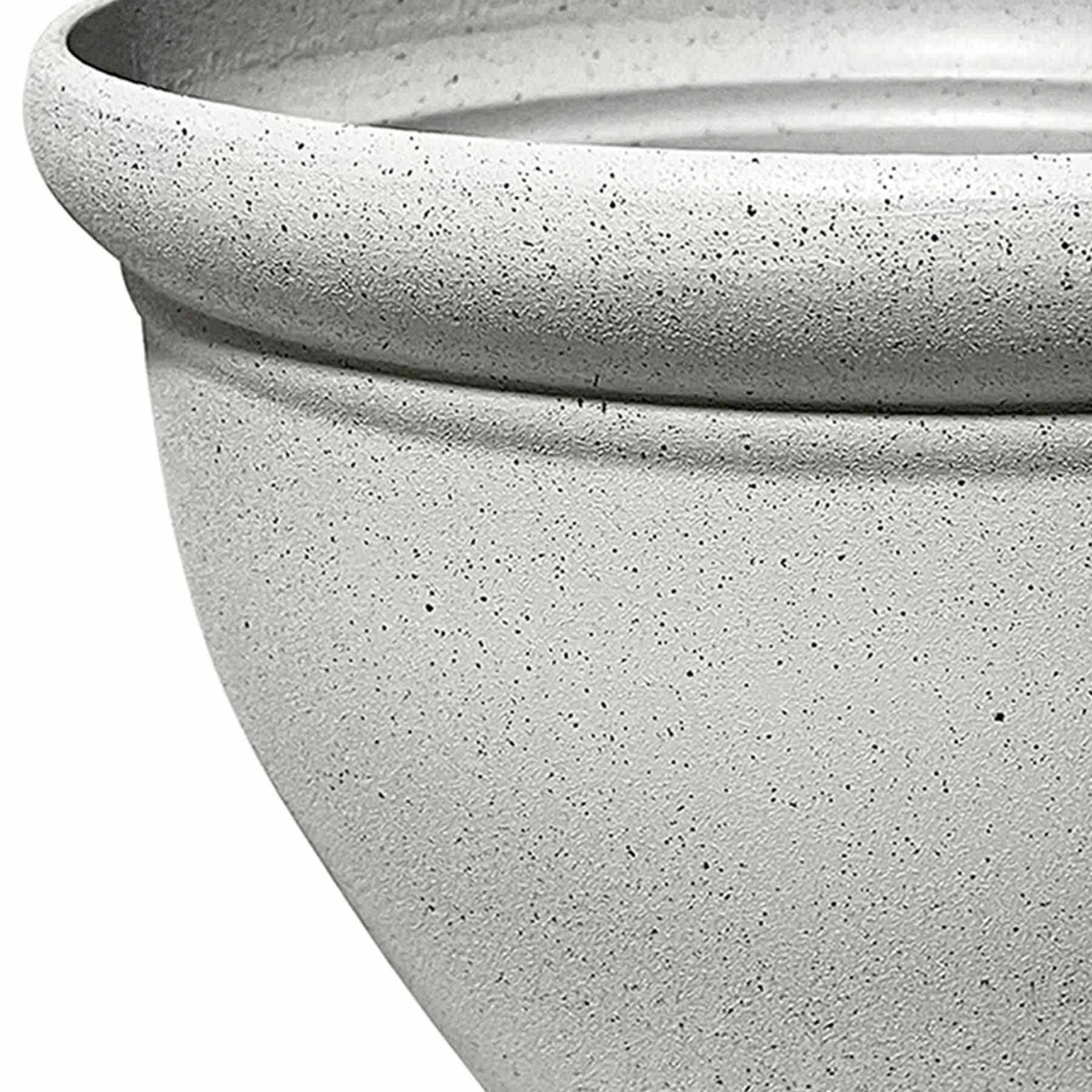 Sadiya White Outdoor Planter, Small