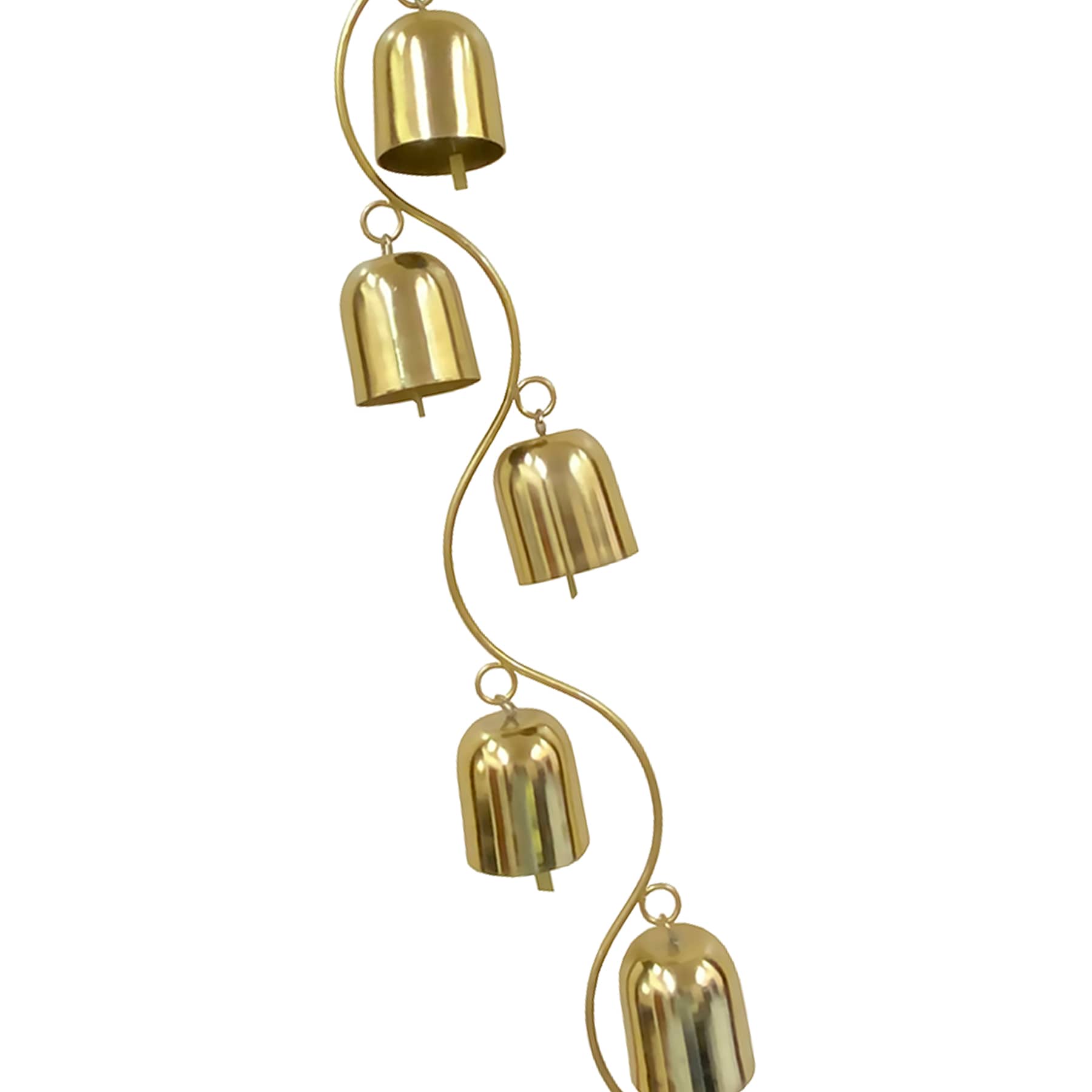 Found & Fable Curved Bell Wind Chime, 32"
