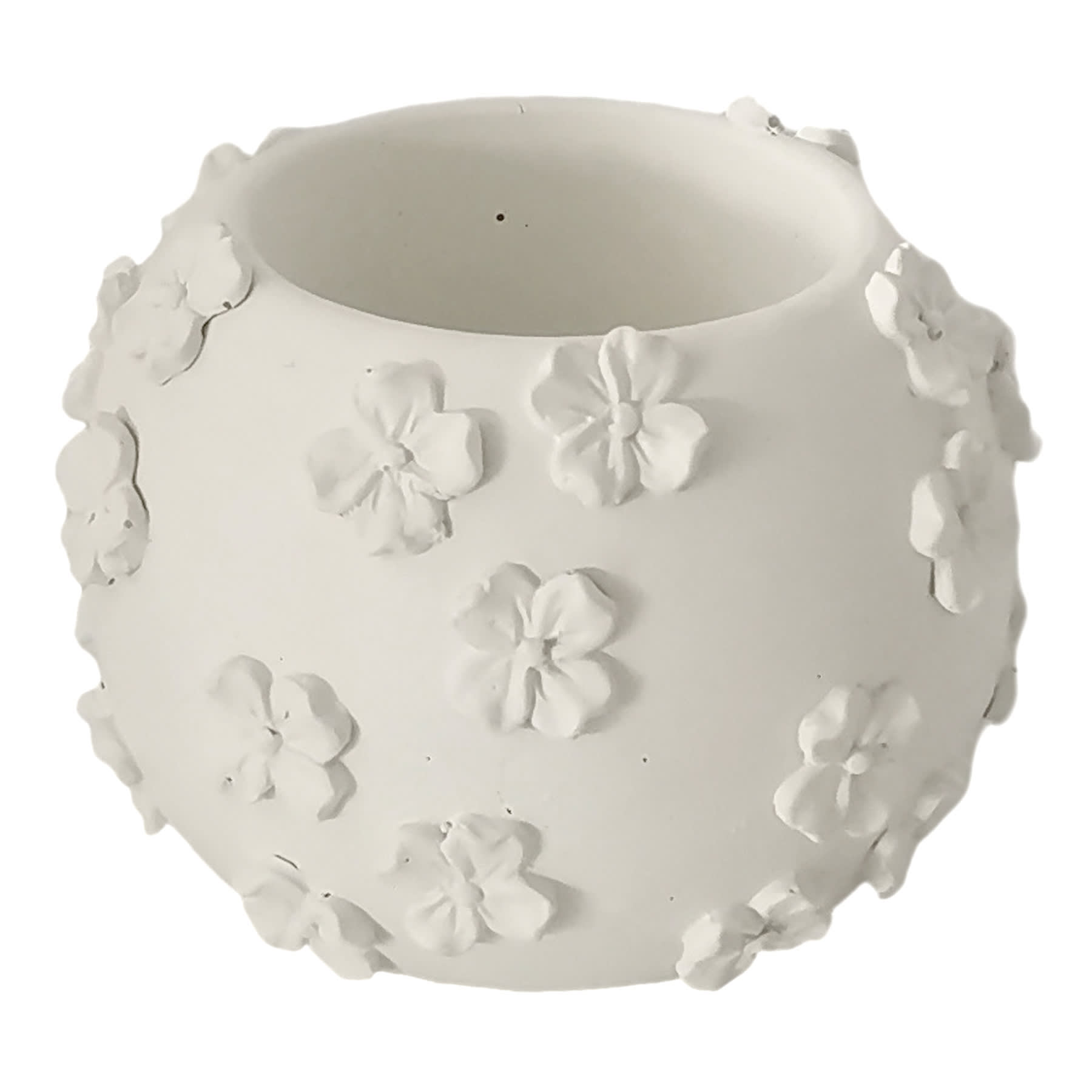 Providence Floral Textured Votive Candle Holder, 2.6"