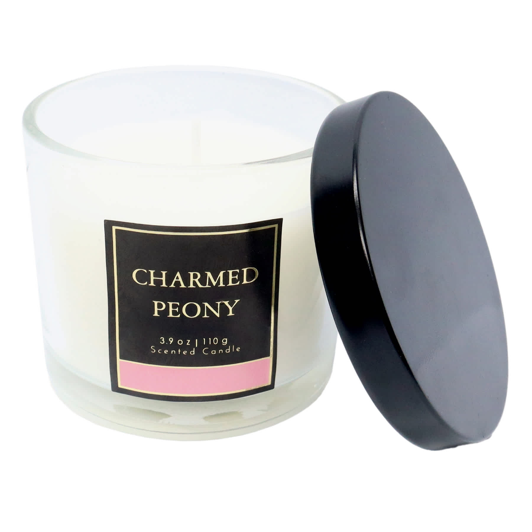 Charmed Peony Scented Jar Candle, 3.9oz