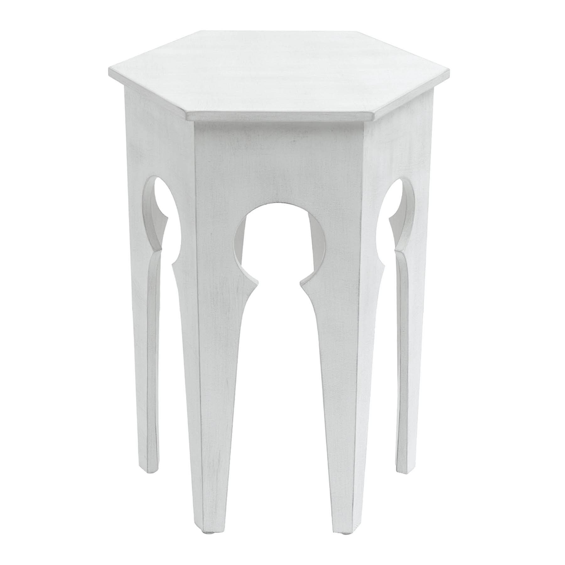 Found & Fable Paisley Hexagon Accent Table
