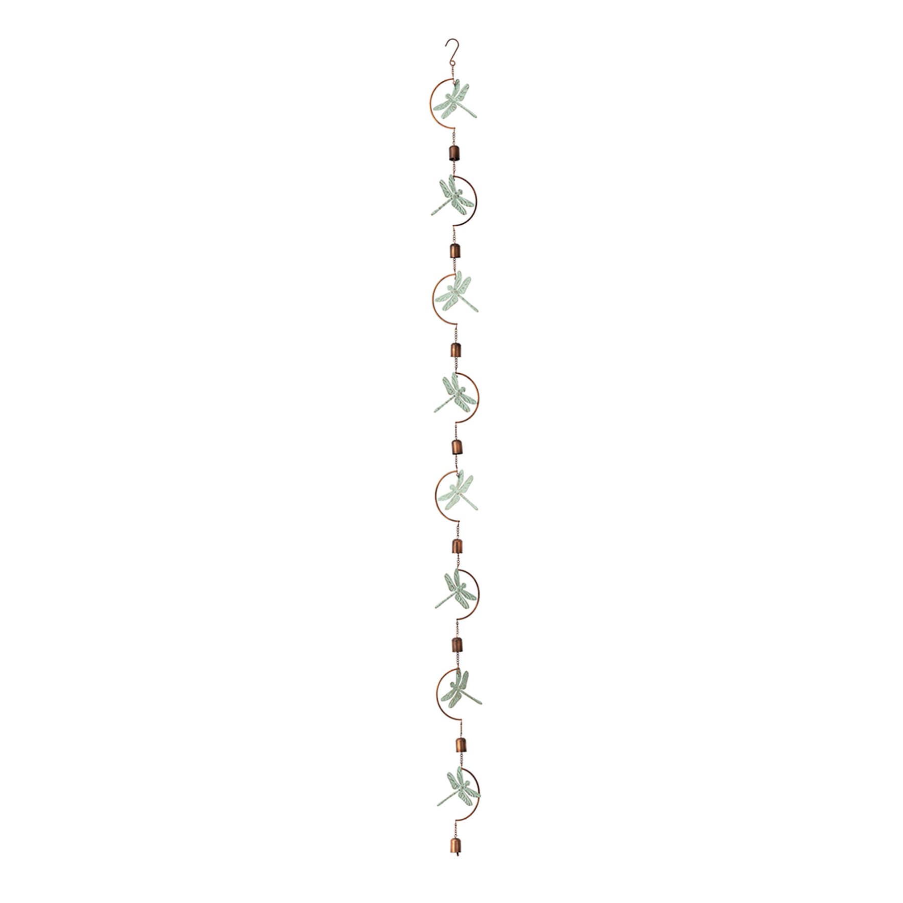Honeybloom Metal Dragonfly Wind Chime, 72"
