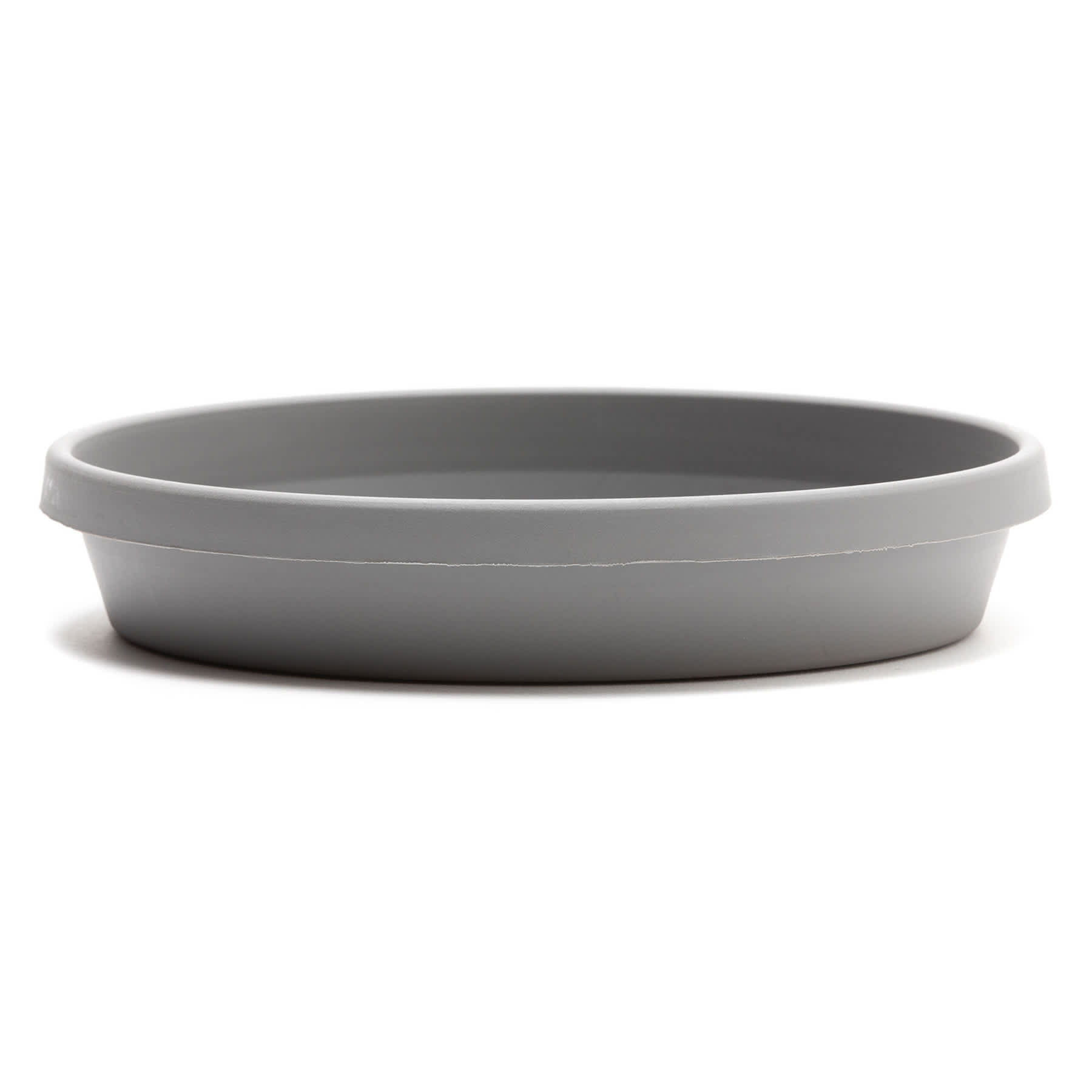 Charcoal Grey Terra Living Outdoor Plant Saucer, Medium