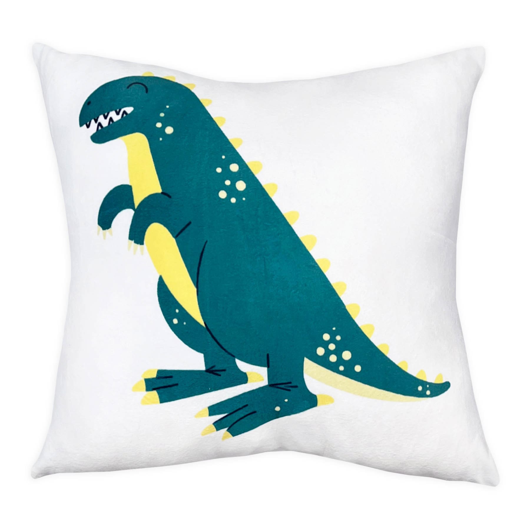 Tiny Dreamers 2-Pack T-Rex & Dino Throw Pillows, 14"