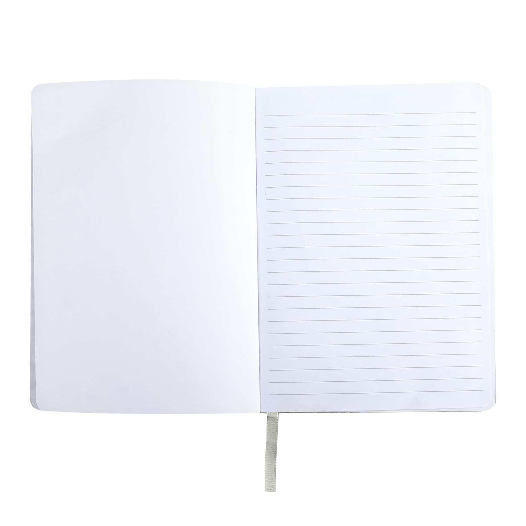 Fabric Journal Cream- White Smoke