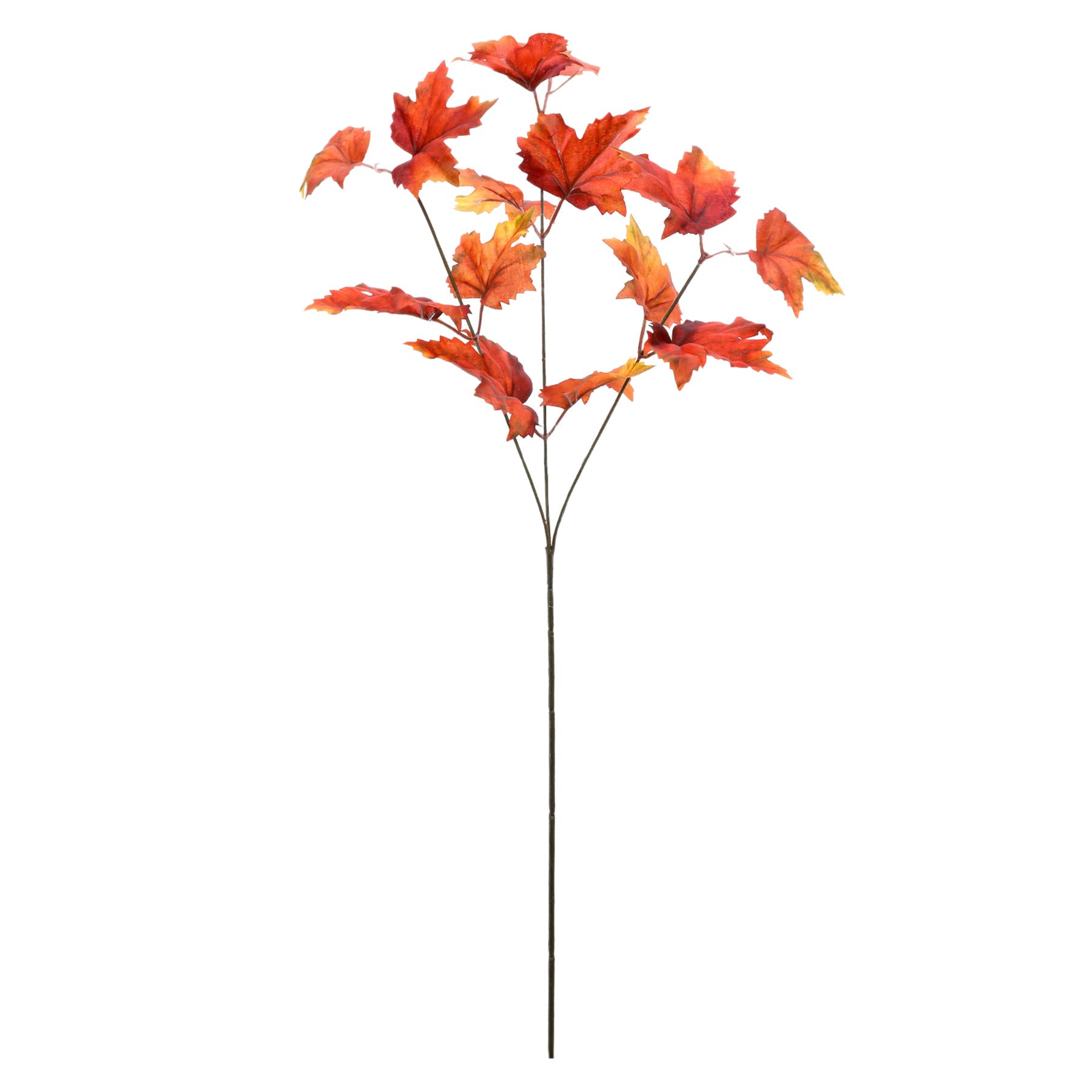 Small Red Maple Leaf Stem, 29.5"