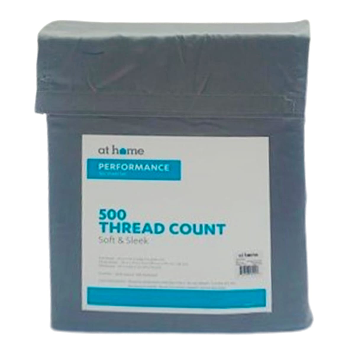 3-Piece Light Grey 500 Thread Count Cotton Blend Sheet Set, Twin