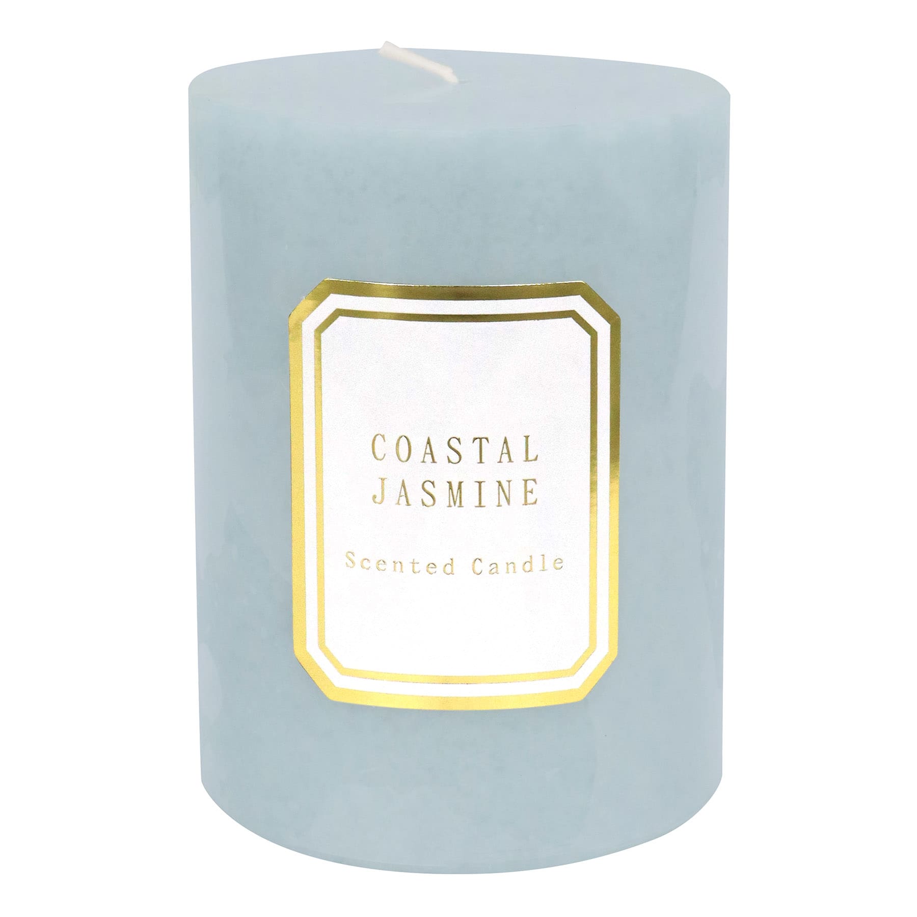 Providence Coastal Jasmine Scented Pillar Candle, 3x4