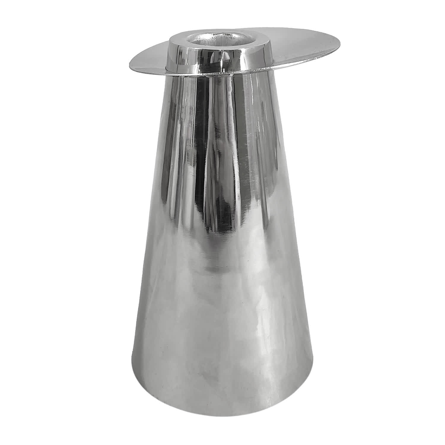 Crosby St. Silver Taper Candle Holder, 5"