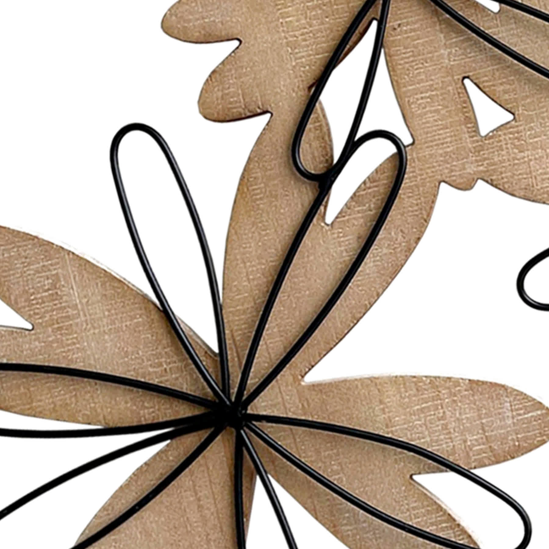 Honeybloom Wood & Metal Wall Flowers, 24x16