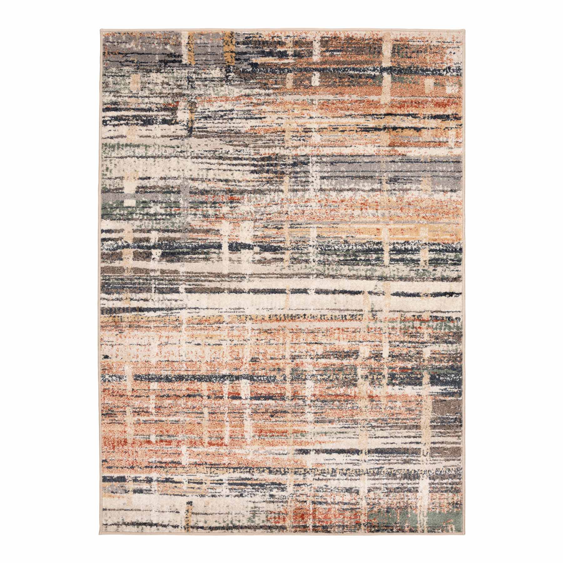 (D606) Sand & Spice Palatial Area Rug, 5x7