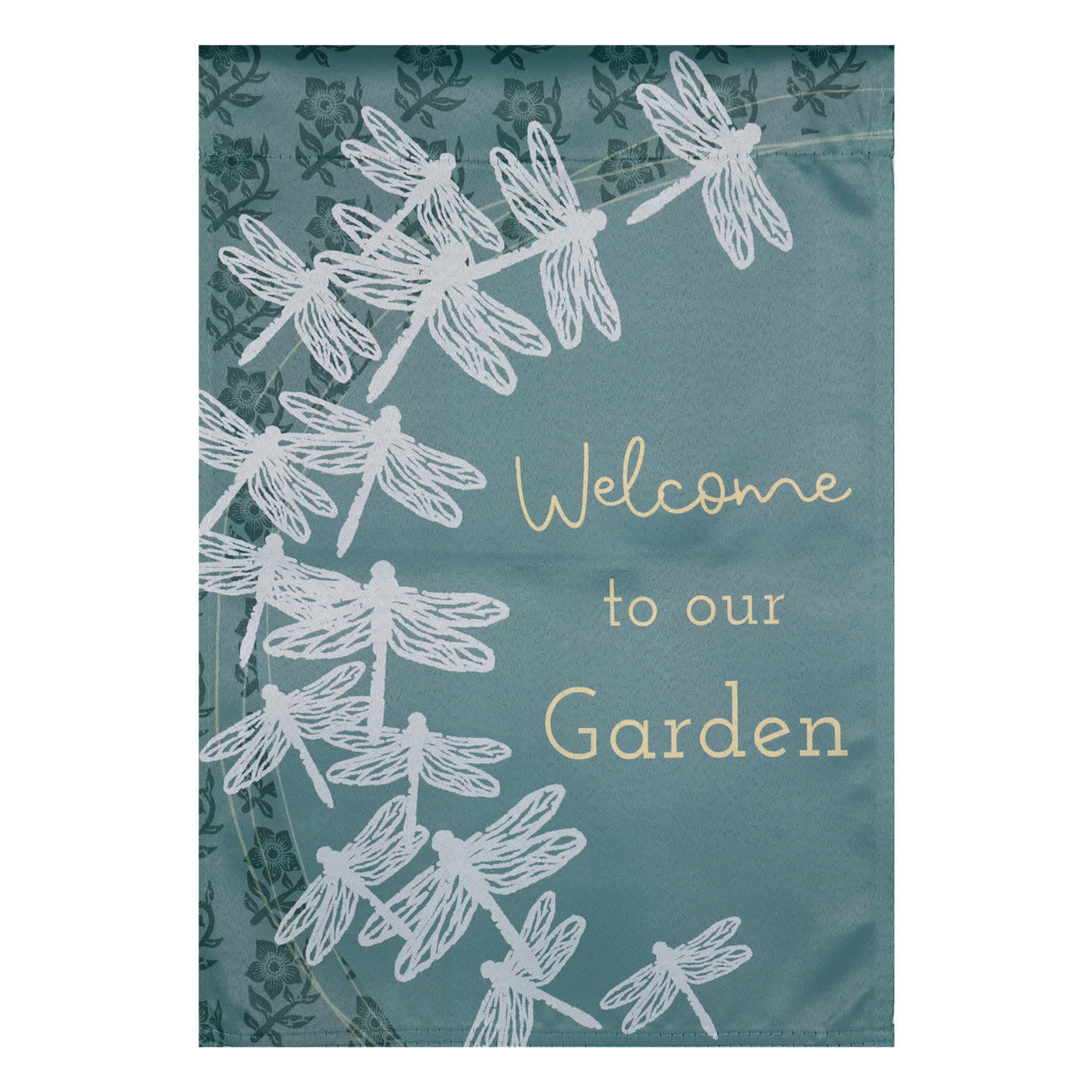 Honeybloom Welcome To Our Garden Yard Flag, 18"