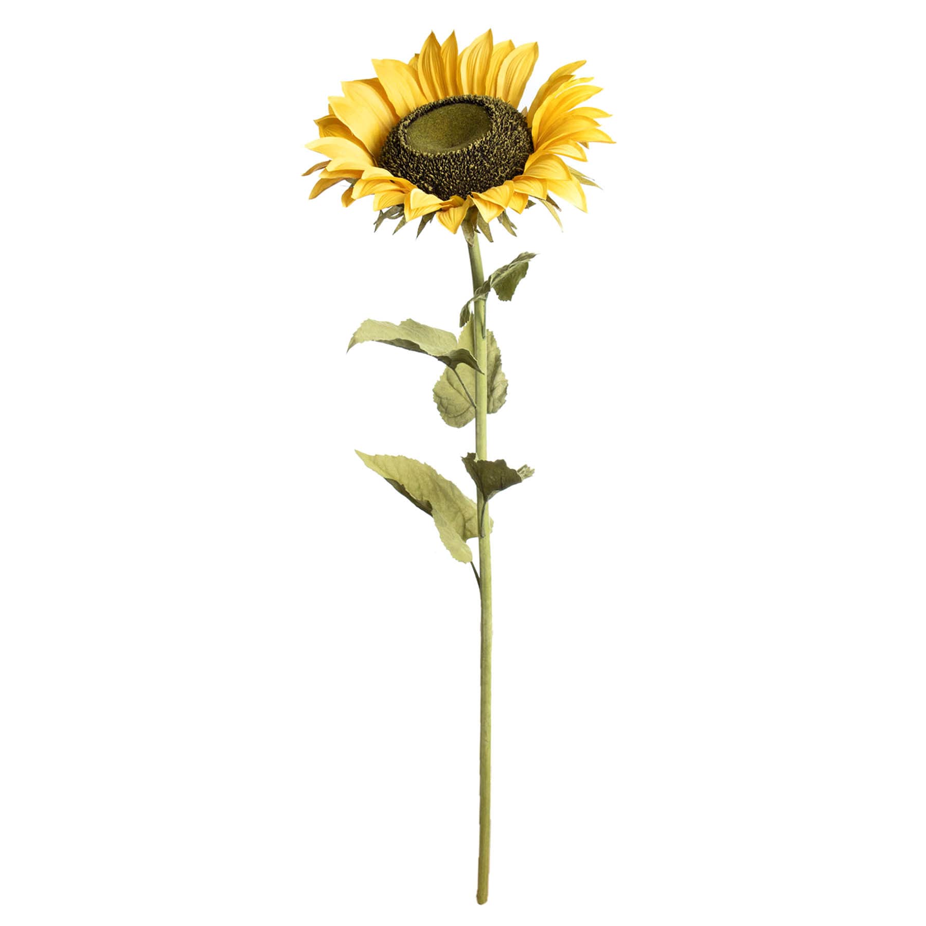 Oversized Sunflower Stem, 49"