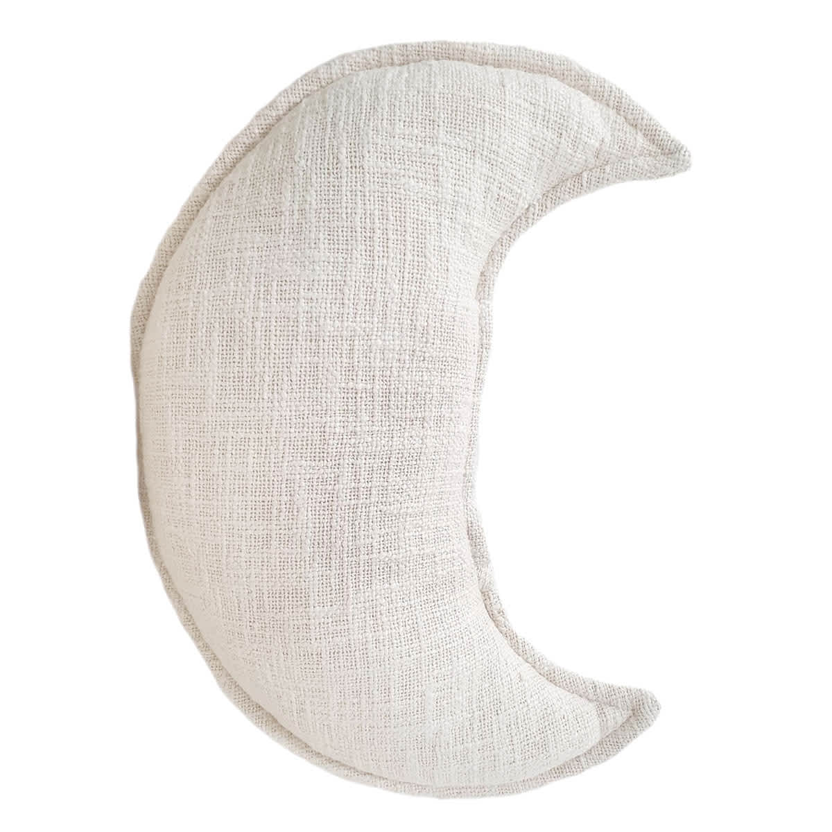 Moon Shaped Throw Pillow, 14x20