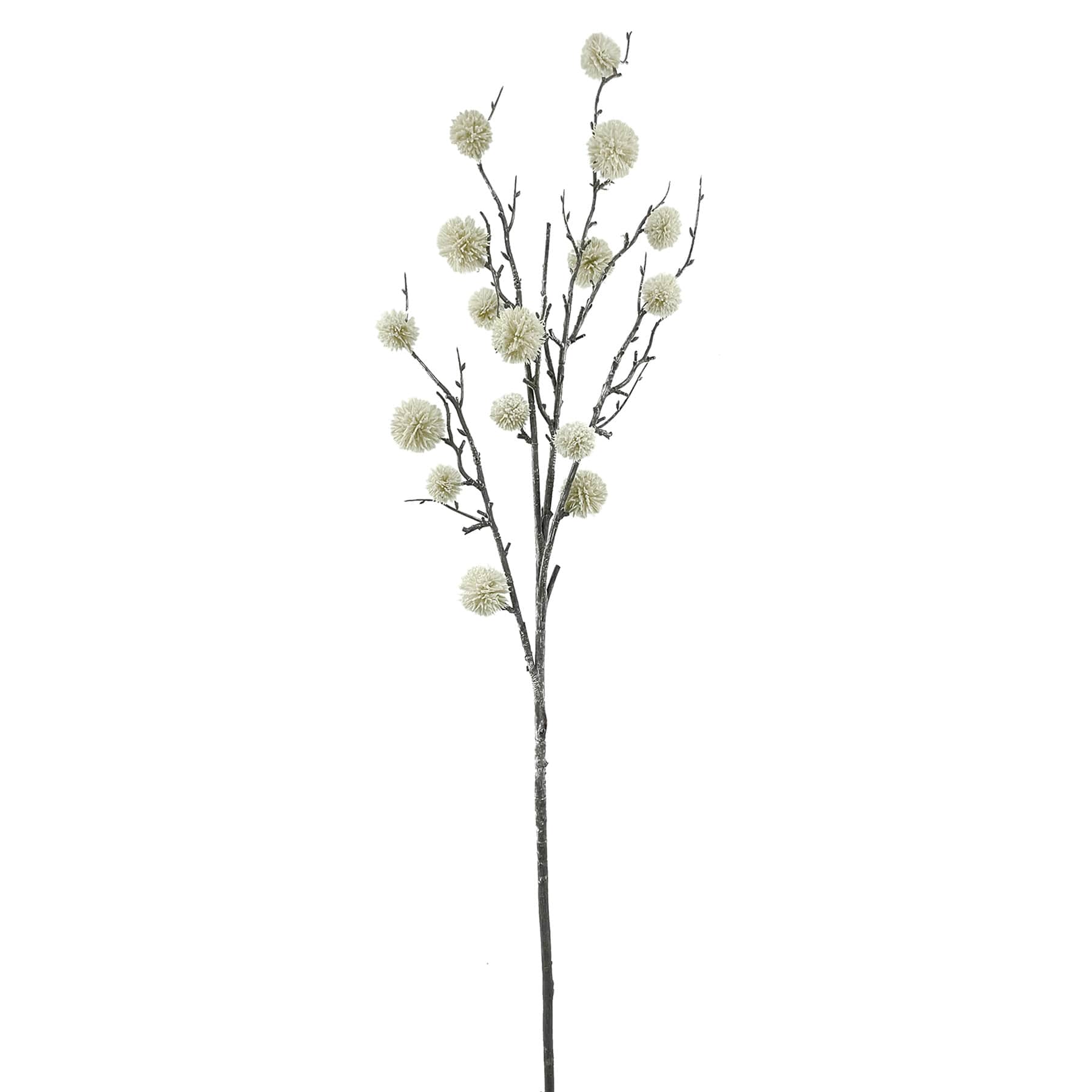 White Mini Ball Stem, 36"