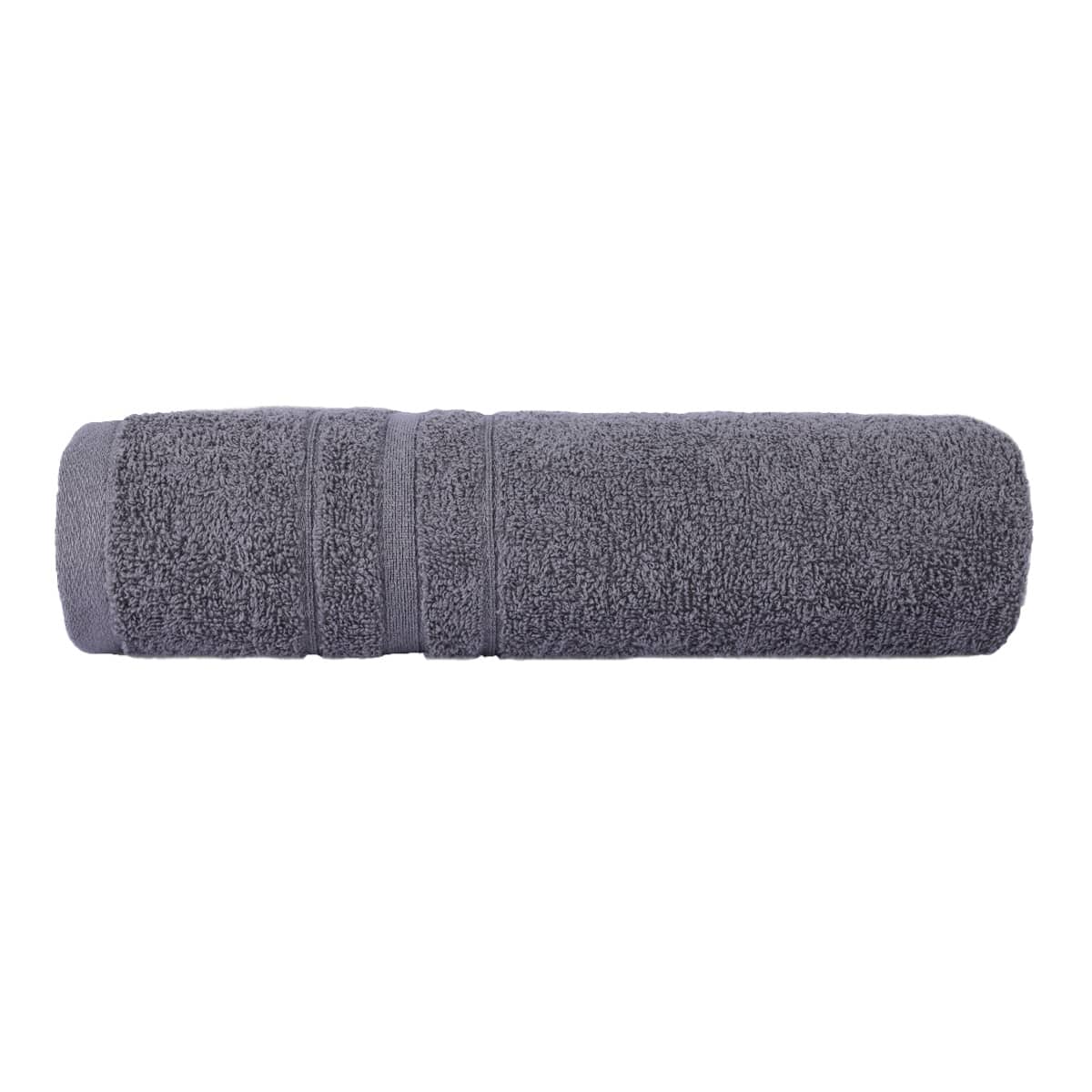 Essential Solid Dark Grey Bath Towel, 30x54