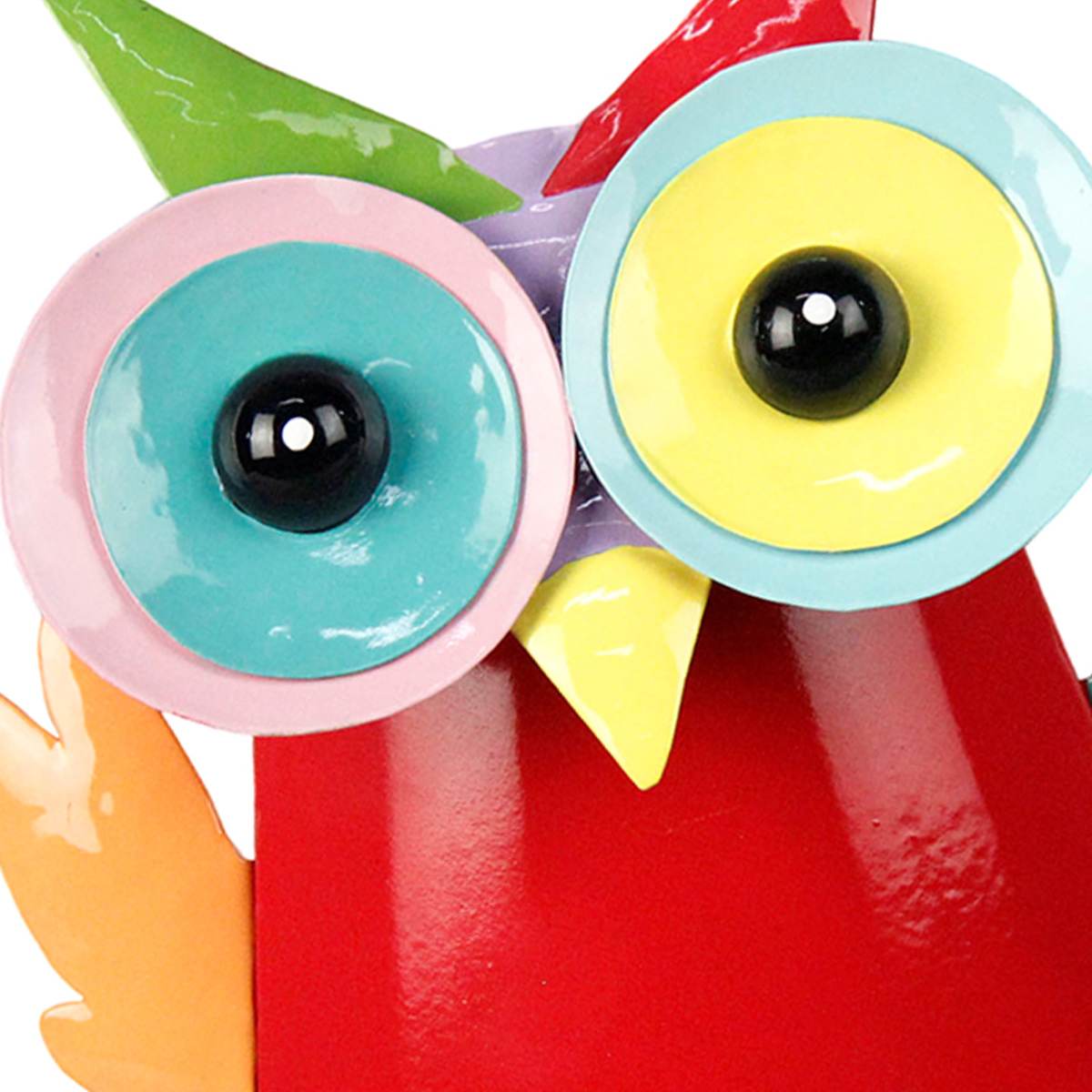 Metal Owl Outdoor Garden Decor, 8.6"