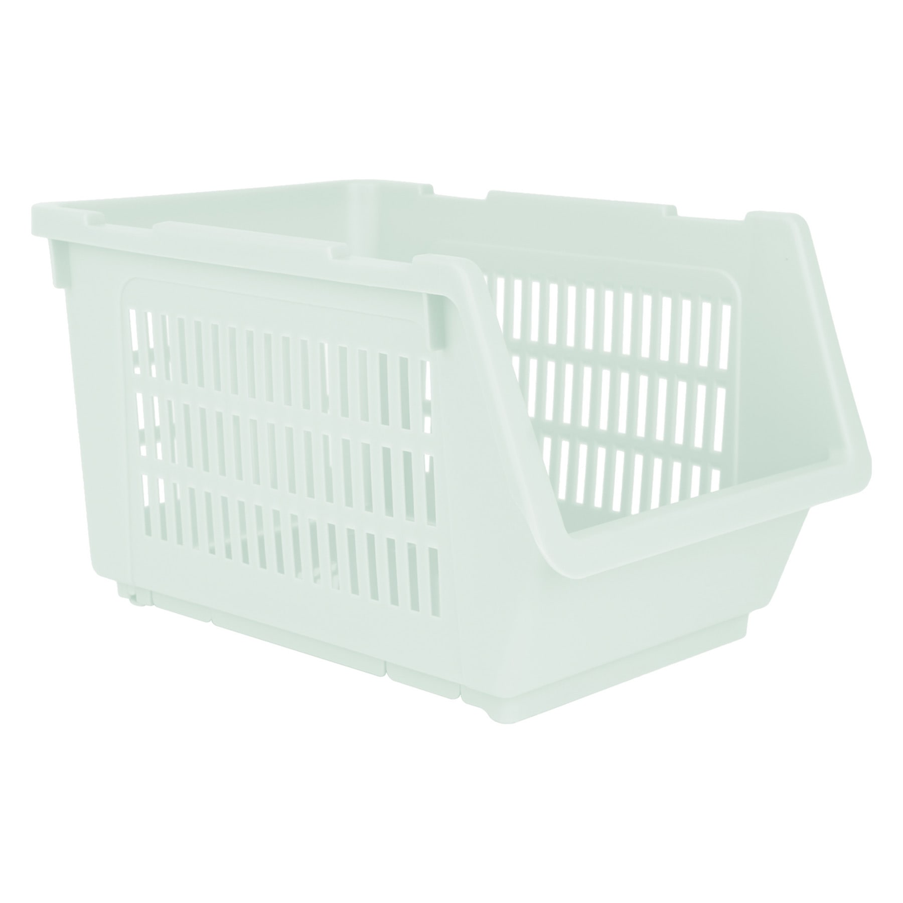 Dark Mint Stackable Basket, Small