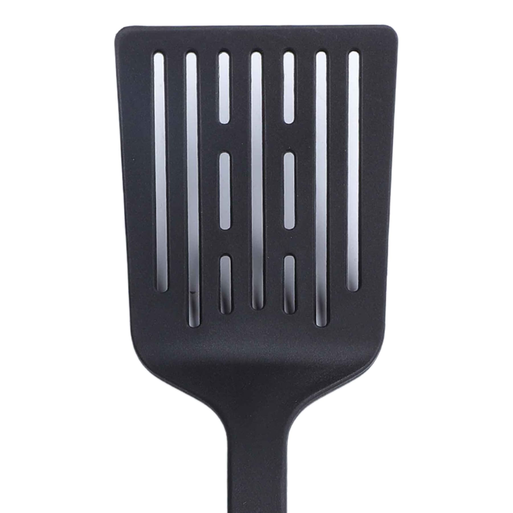 Black Nylon Slotted Spatula