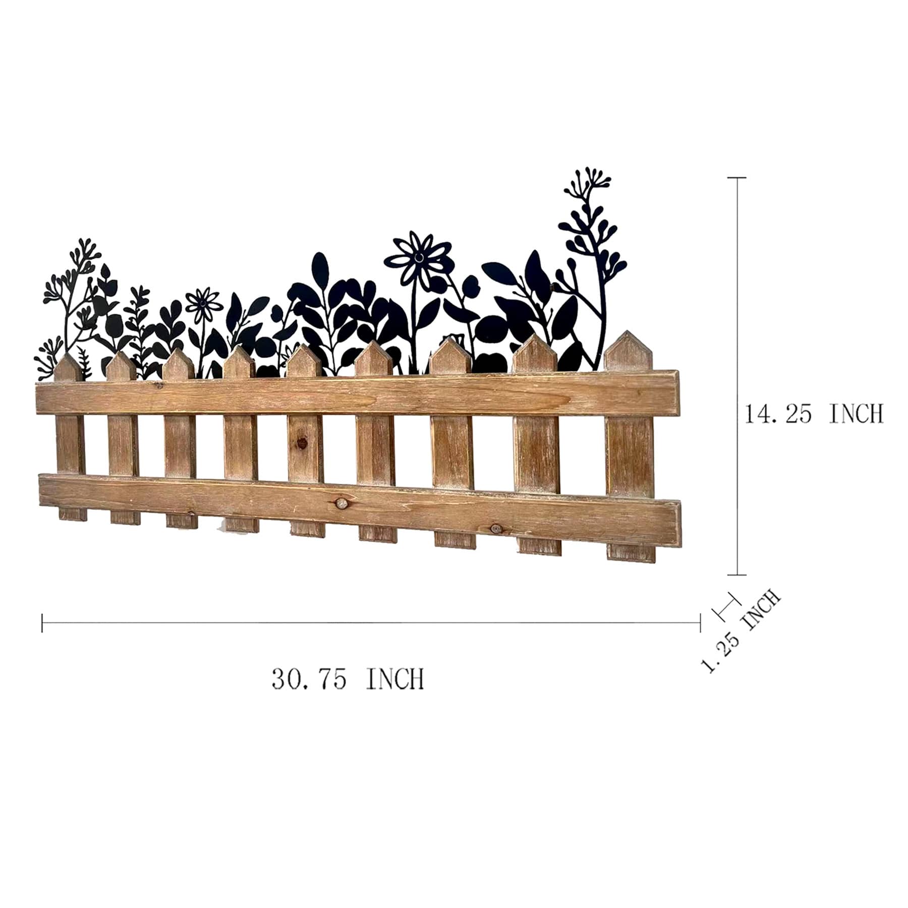 Fence with Flower, 31x14