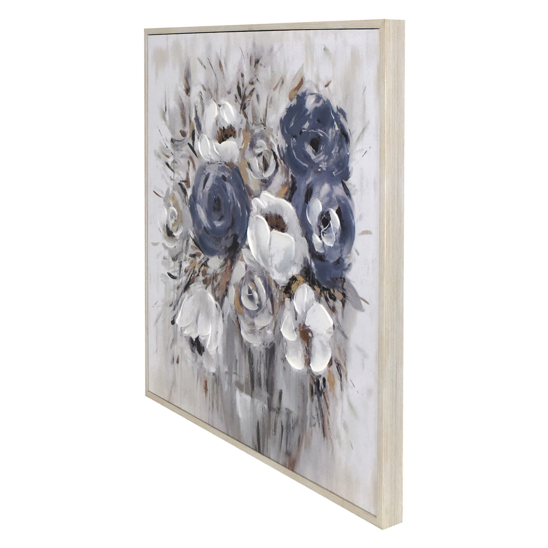 Providence Framed Floral Canvas Wall Art, 24"