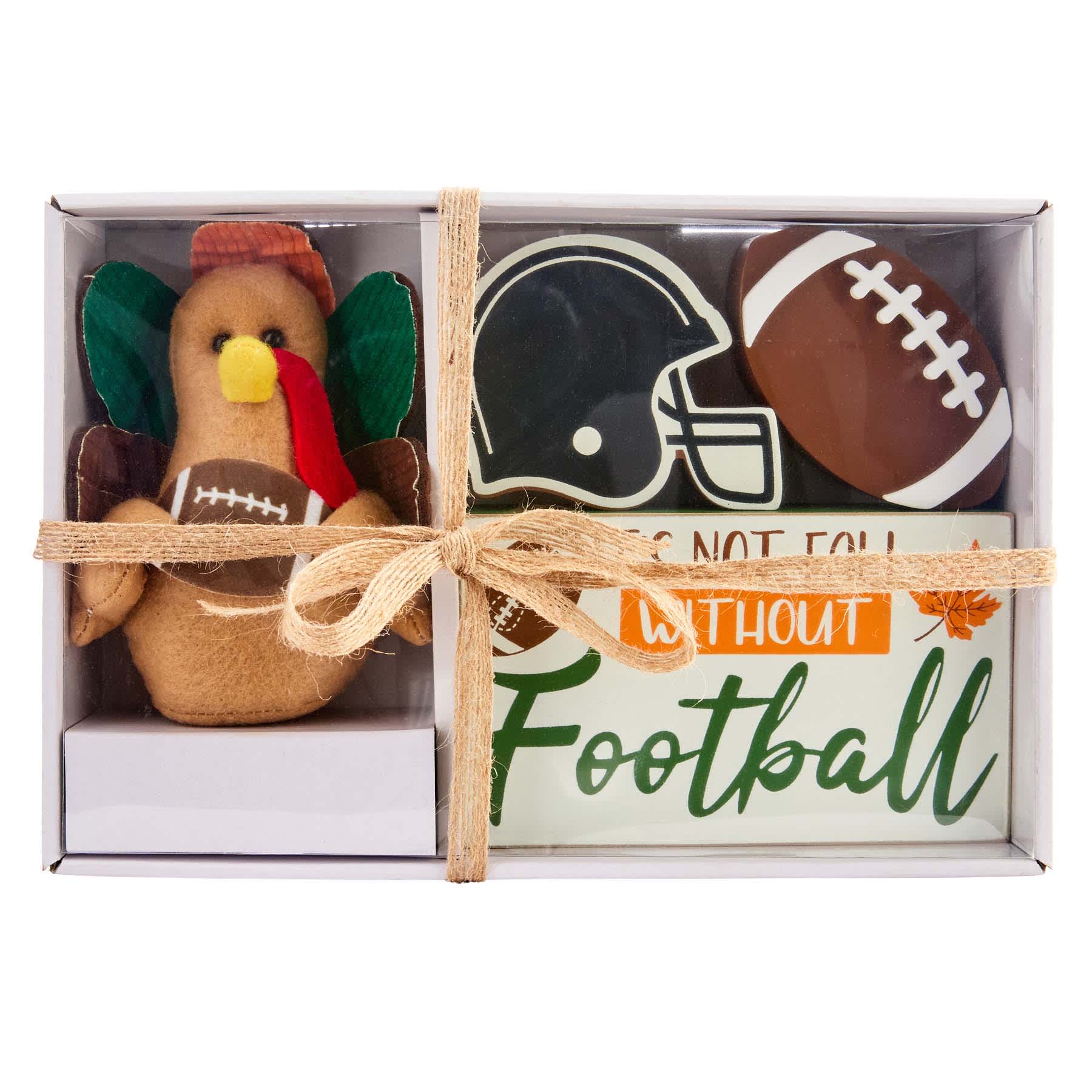 Homespun Harvest 4-Piece Decor Set, 11"