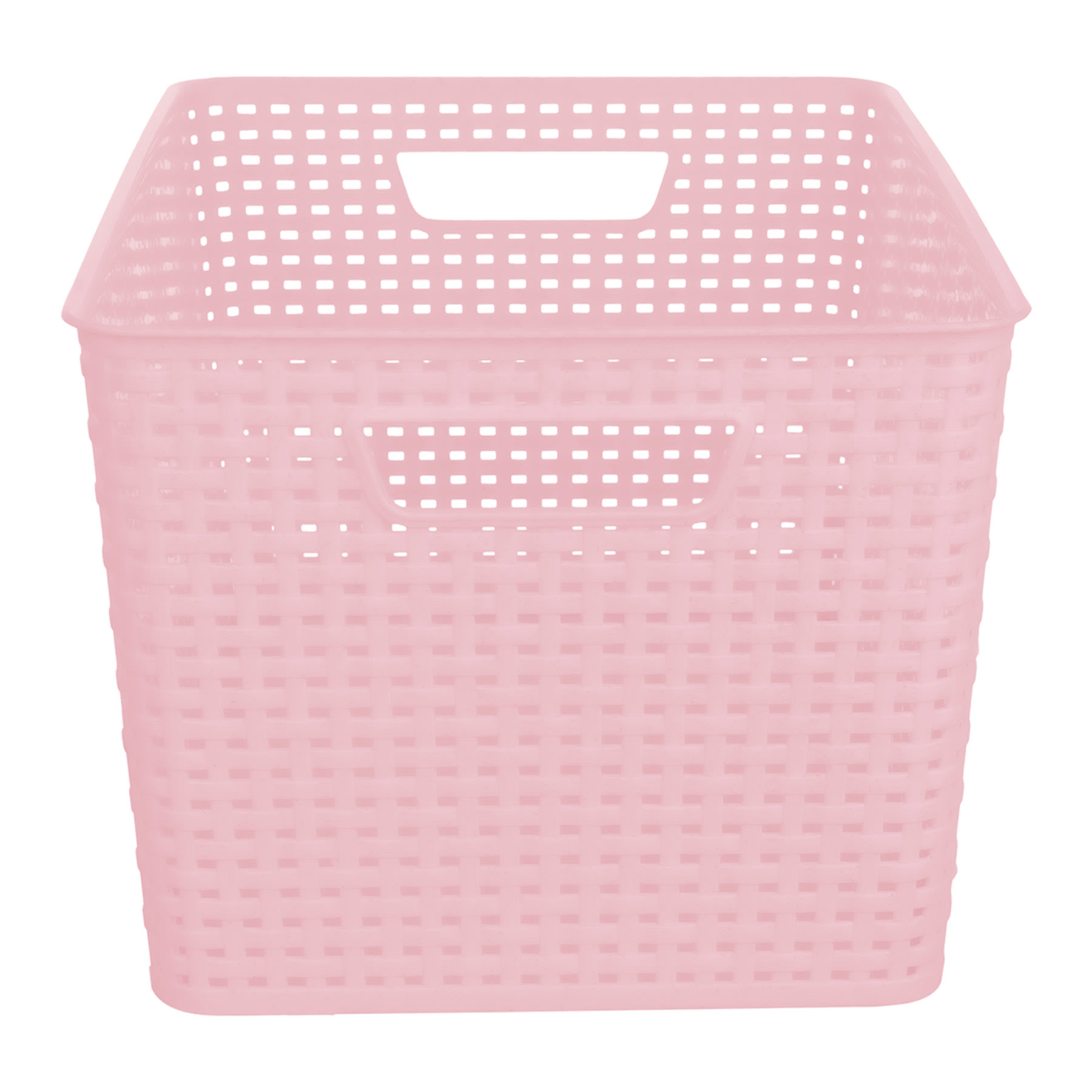 Crossover Weave Basket XL Light Pink