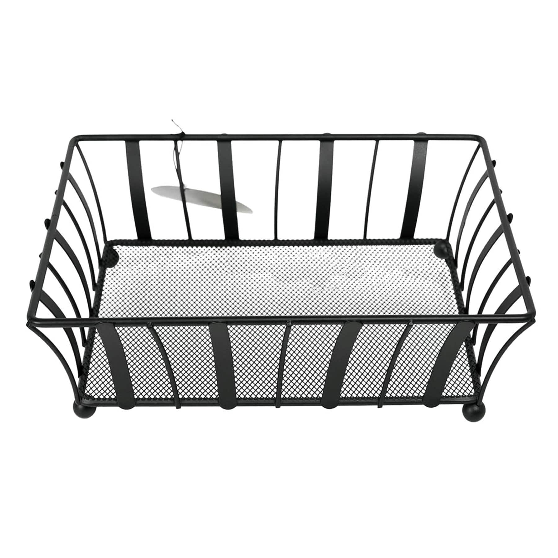 Square Black Fruit Basket