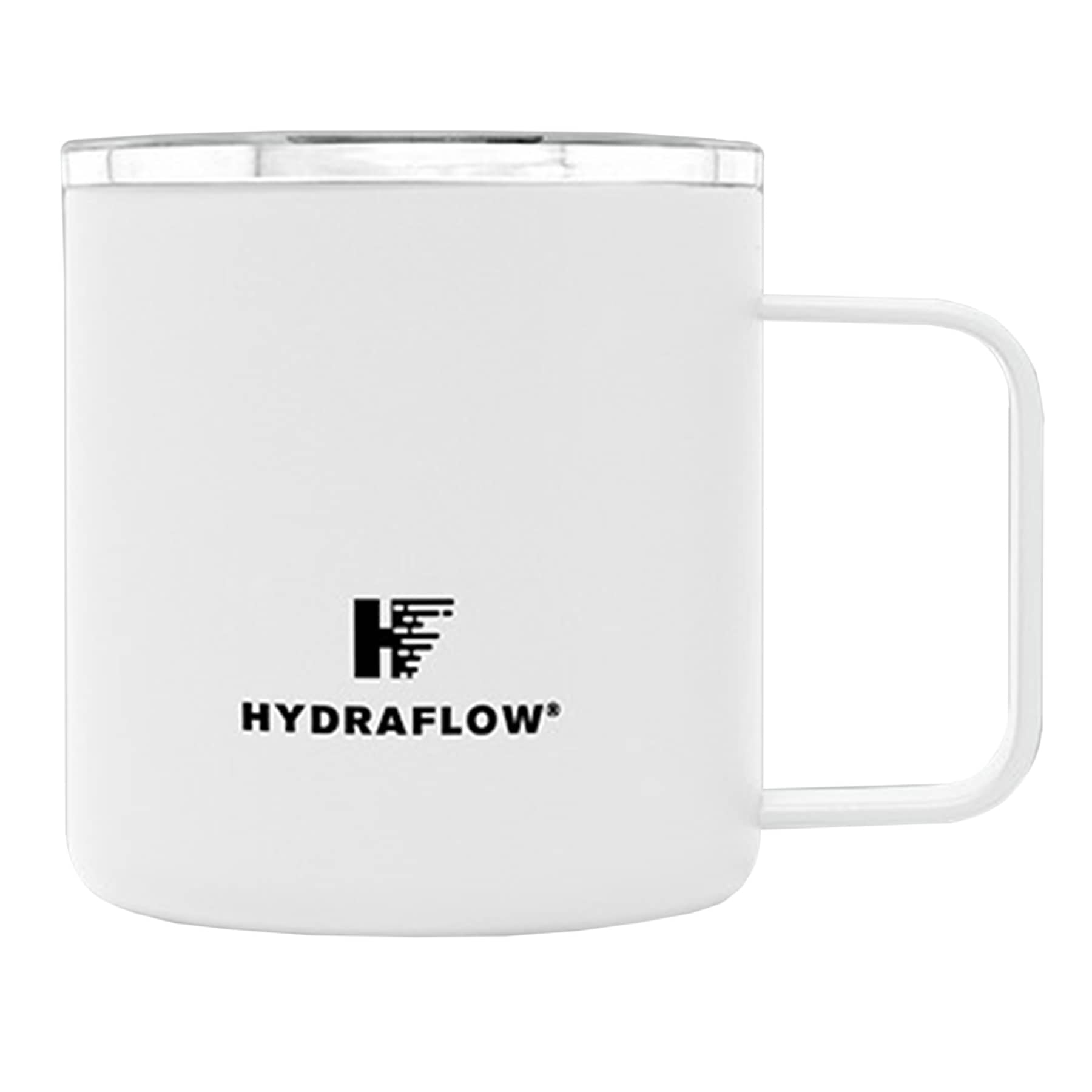 Hydraflow White Parker Vacuum Insulated Mug, 10oz