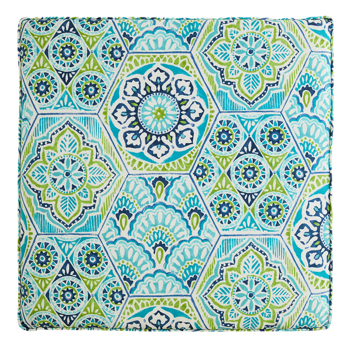 Calista Teal Outdoor Deep Seat Cushion